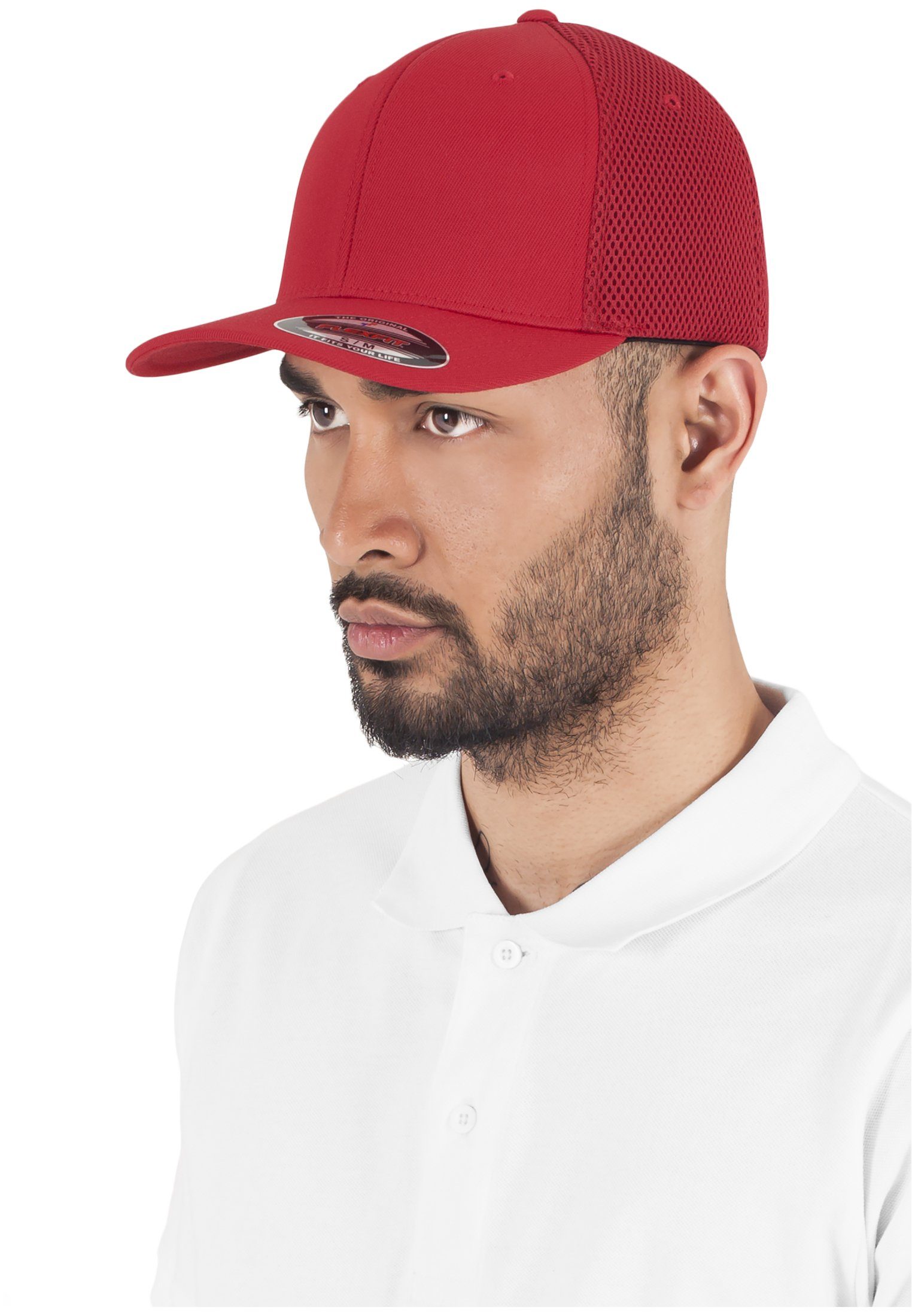 Accessoires Flexfit Flex Cap Mesh Flexfit red Tactel