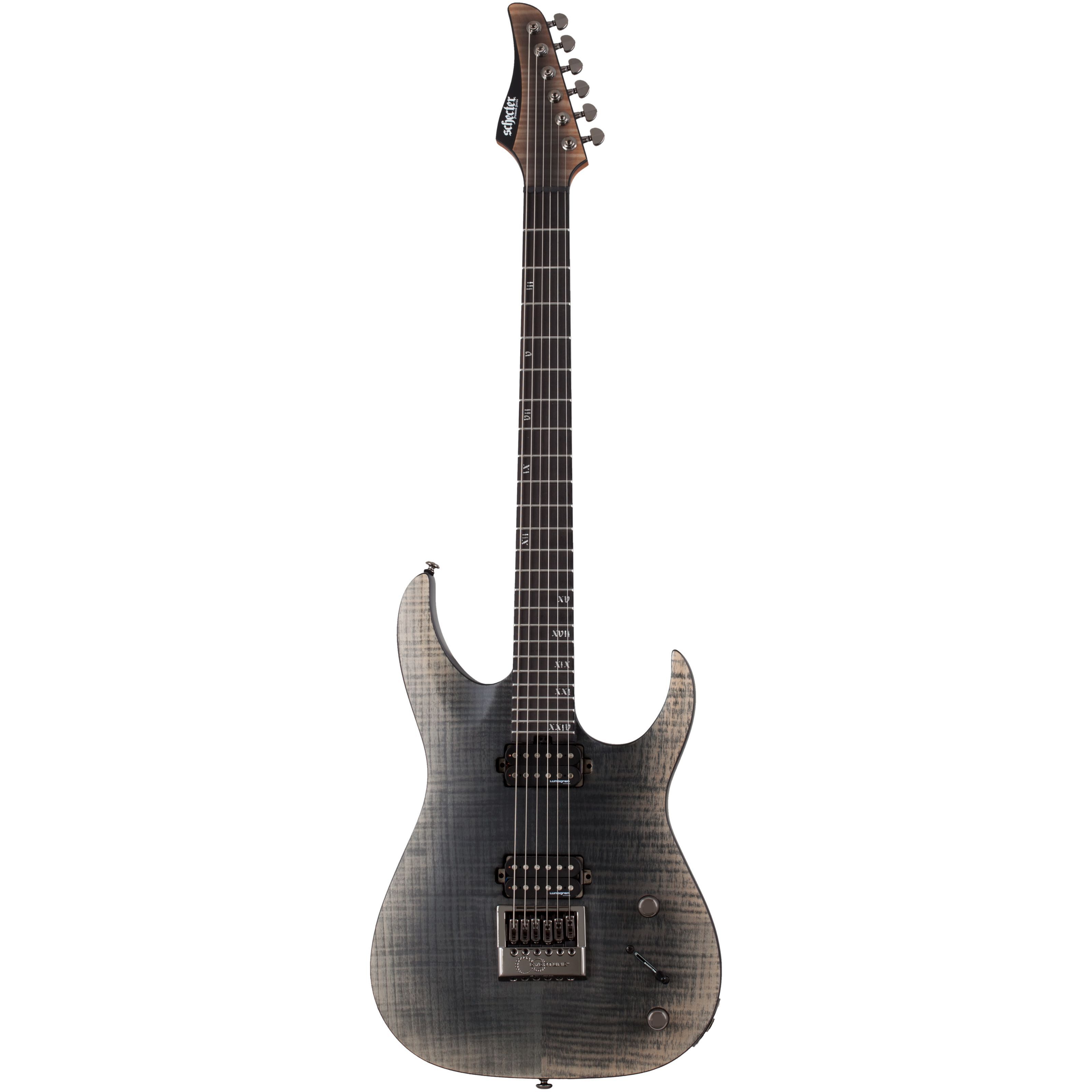 Schecter E-Gitarre, Banshee Mach 6 Evertune FB Fallout Burst - E-Gitarre