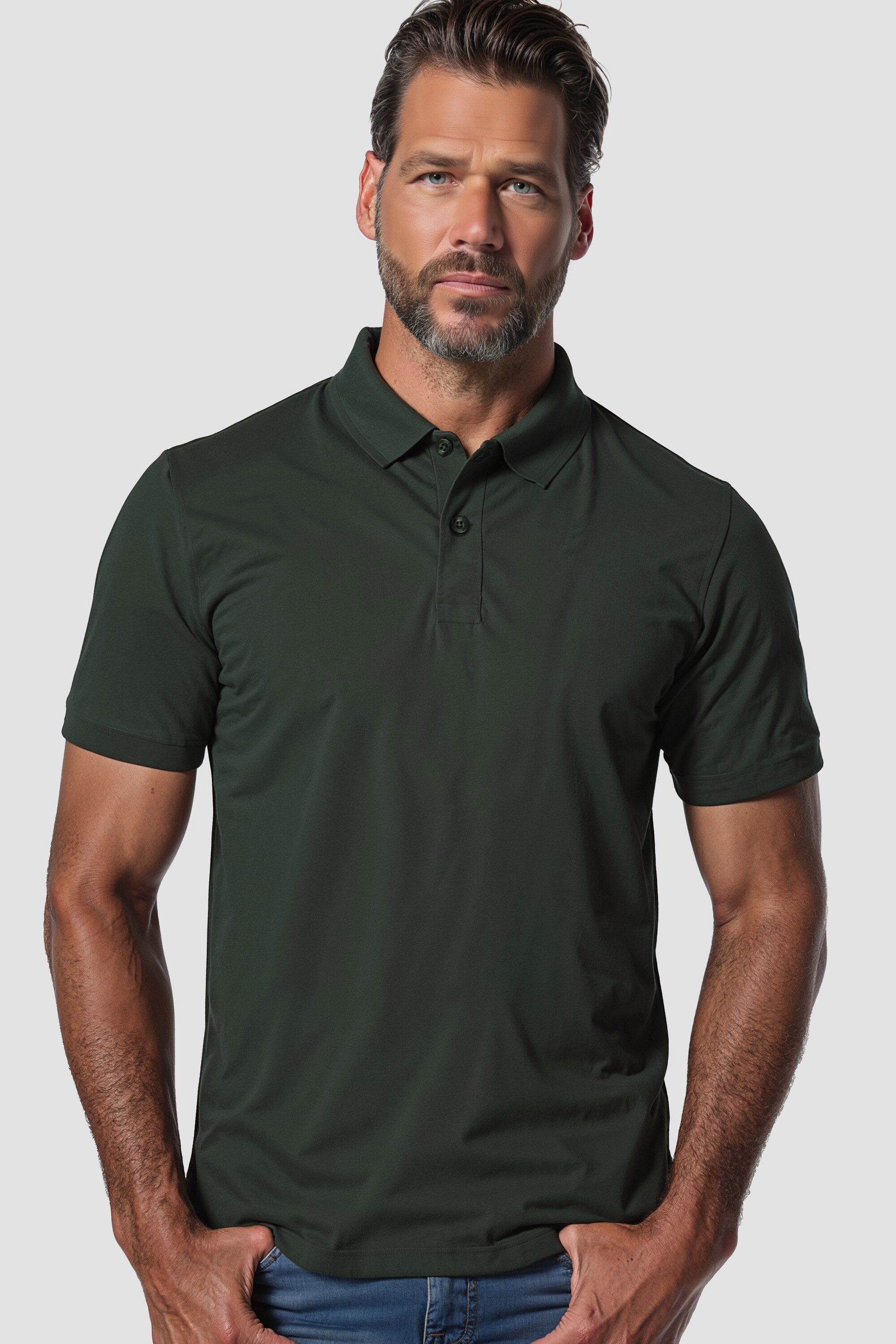 JP1880 Poloshirt Poloshirt Basic Halbarm Piqué günstig online kaufen