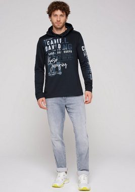 CAMP DAVID Kapuzensweatshirt mit Label Patch an der Kapuze