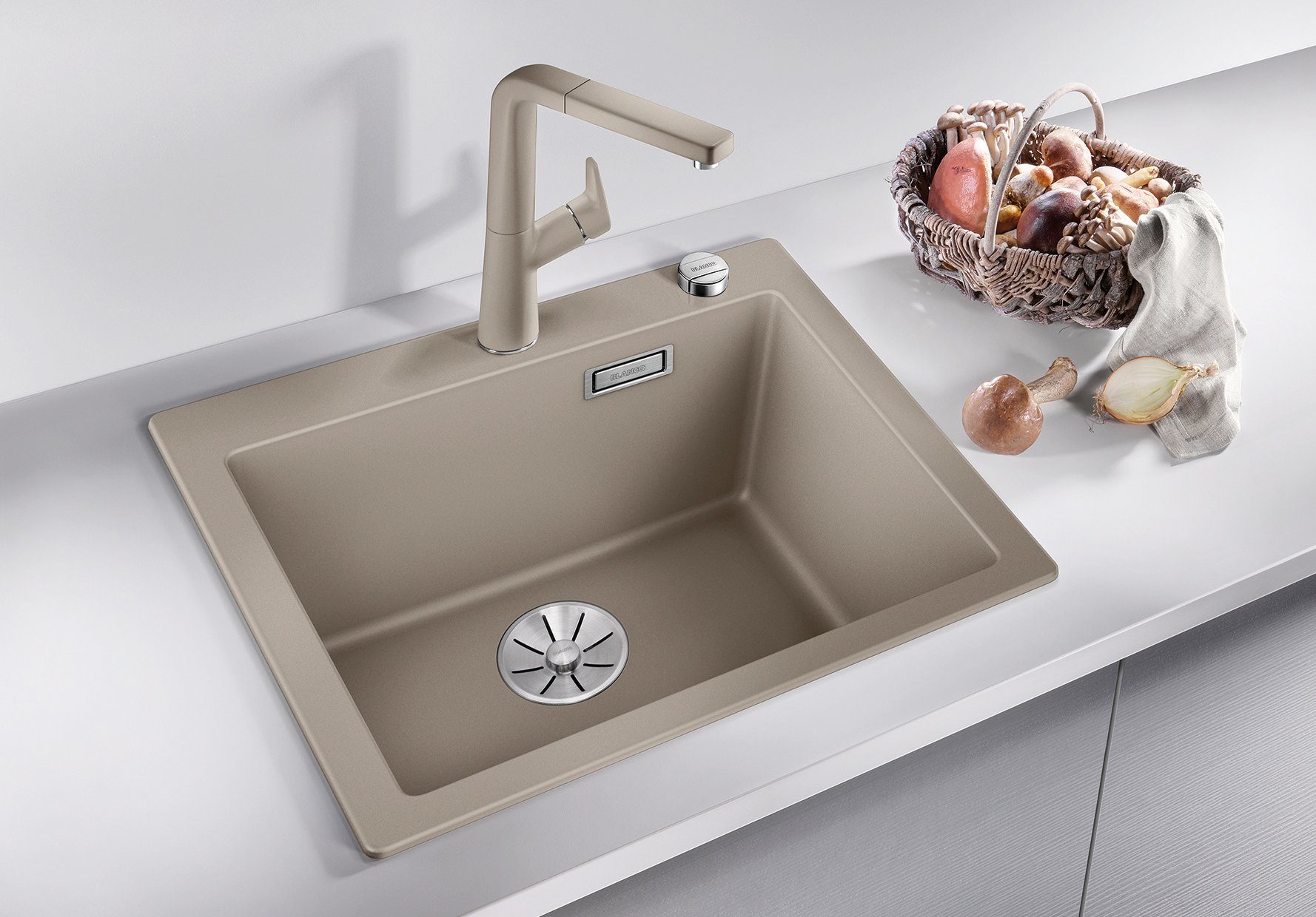 Blanco Granitspüle PLEON 5, eckig, 51/52 cm, (1 St), erhältlich in mehreren Farben
