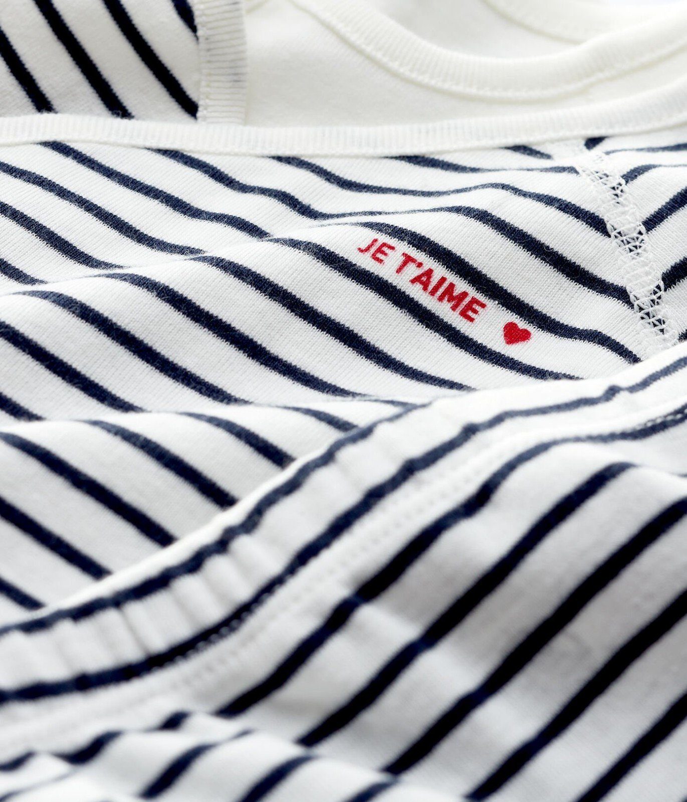 Petit Bateau Body Petit Bateau Baby Rippstrick Einteiler Spieler weiß navy Streifen