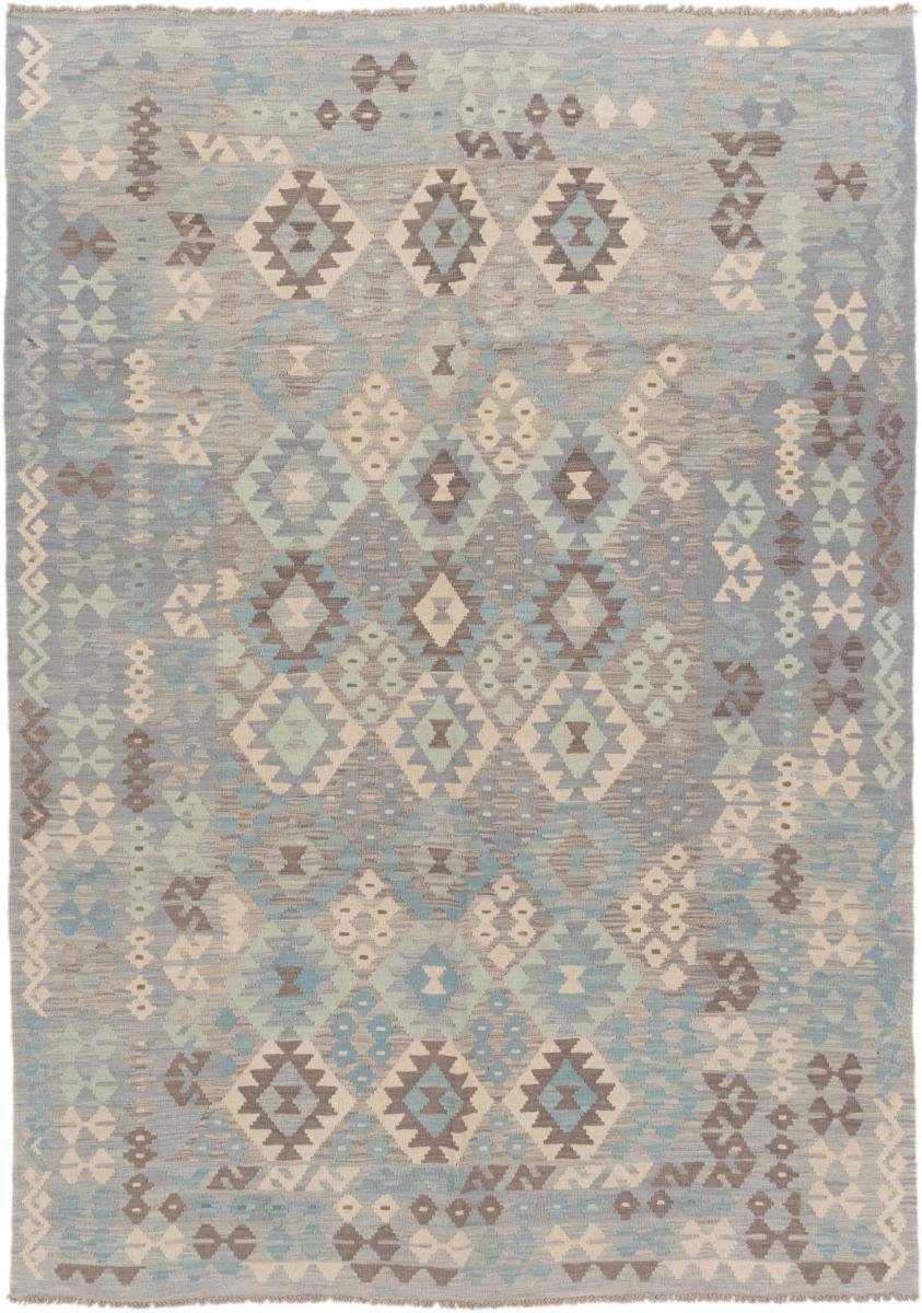 mm 3 Orientteppich, 200x285 Nain Trading, rechteckig, Höhe: Afghan Orientteppich Kelim Handgewebter