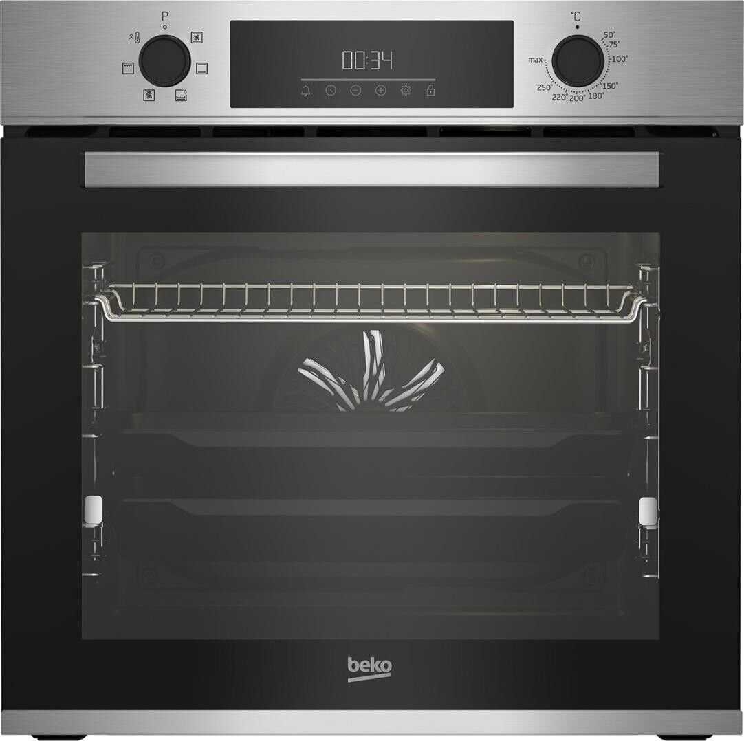BEKO Induktions Herd-Set Einbau, Autark mit Teleskopauszug, Umluft, Elektrogrill