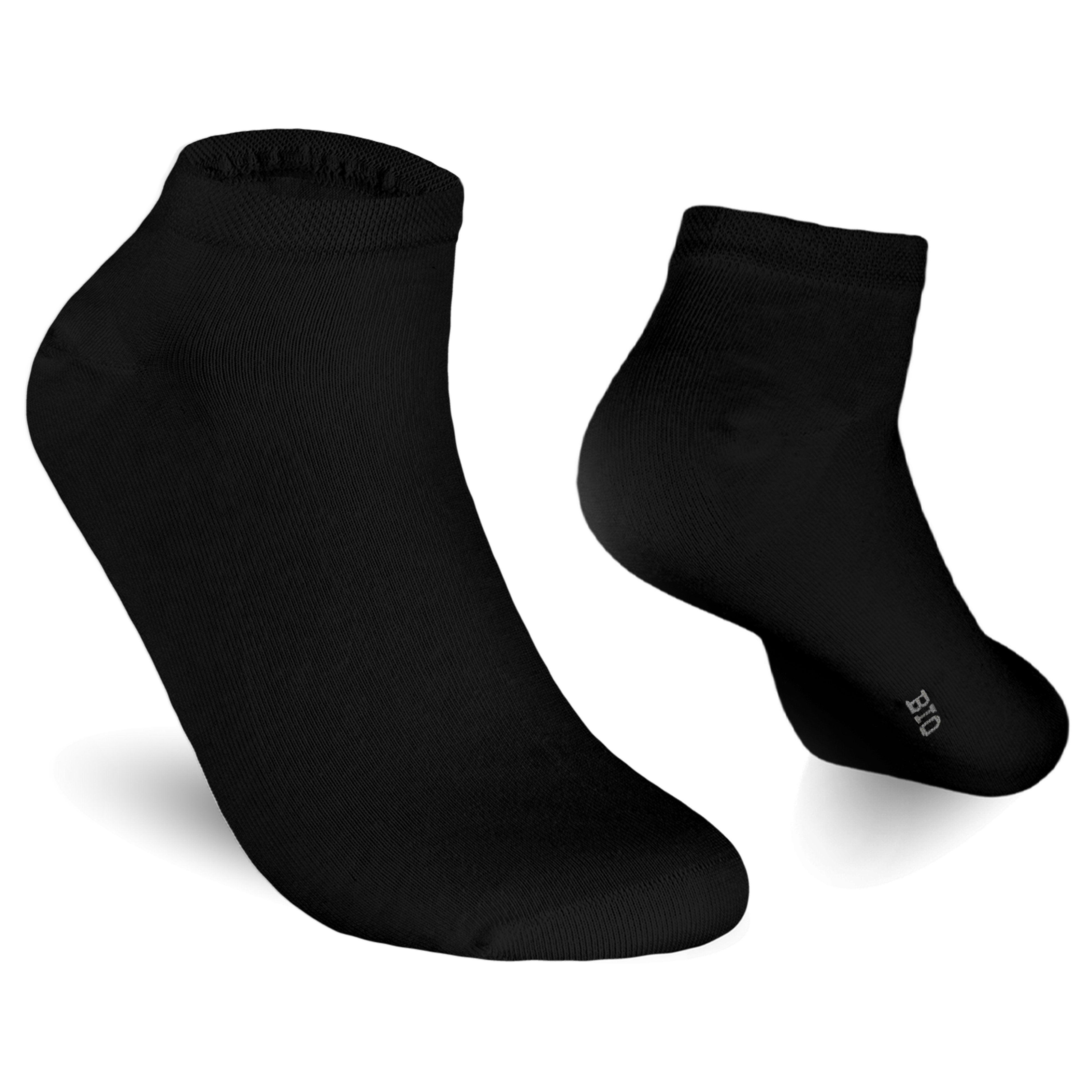 TEXEMP Sneakersocken (Packung, Komfortbund Bio Damen Kurzsocken Paar - Naht / Schadstoffgeprüft ohne Sneaker Baumwolle Socken Quarter Weiß Mix Schwarz 6-Paar) 6-18 Herren