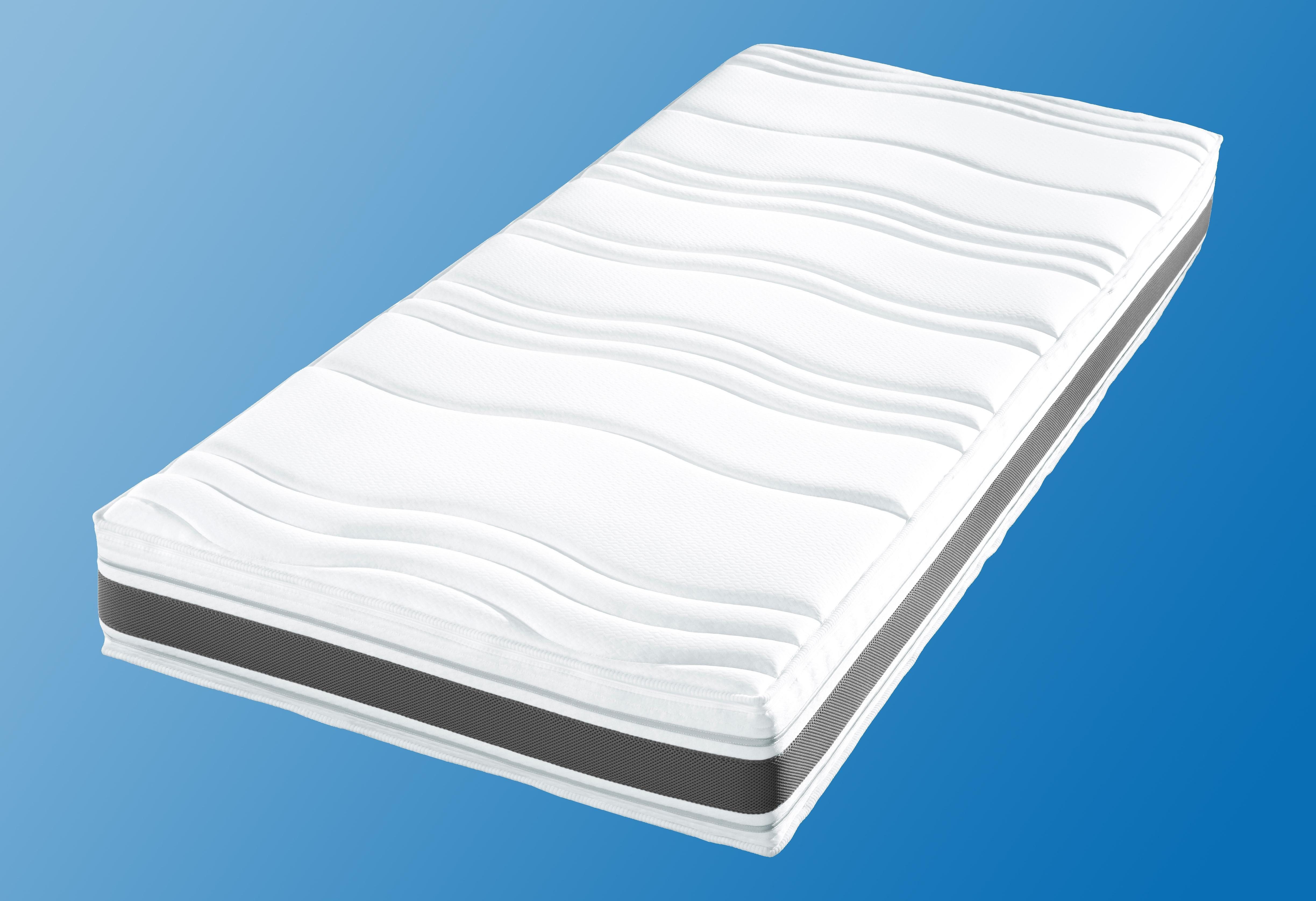 Schutz Taschenfederkernmatratze f.a.n. hoch, Natürlicher Schlafkomfort, gegen T, De 22 Luxe Milben Punktoflex cm