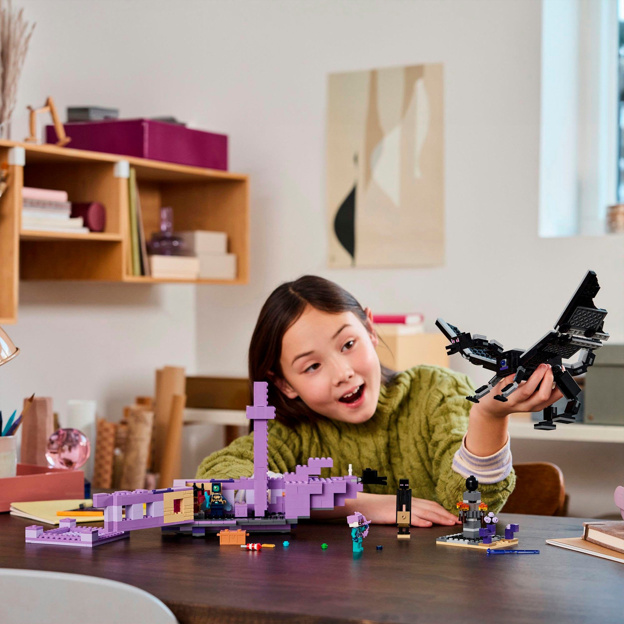 LEGO® Der Enderdrache und das Endschiff (21264), LEGO Minecraft Konstruktio günstig online kaufen