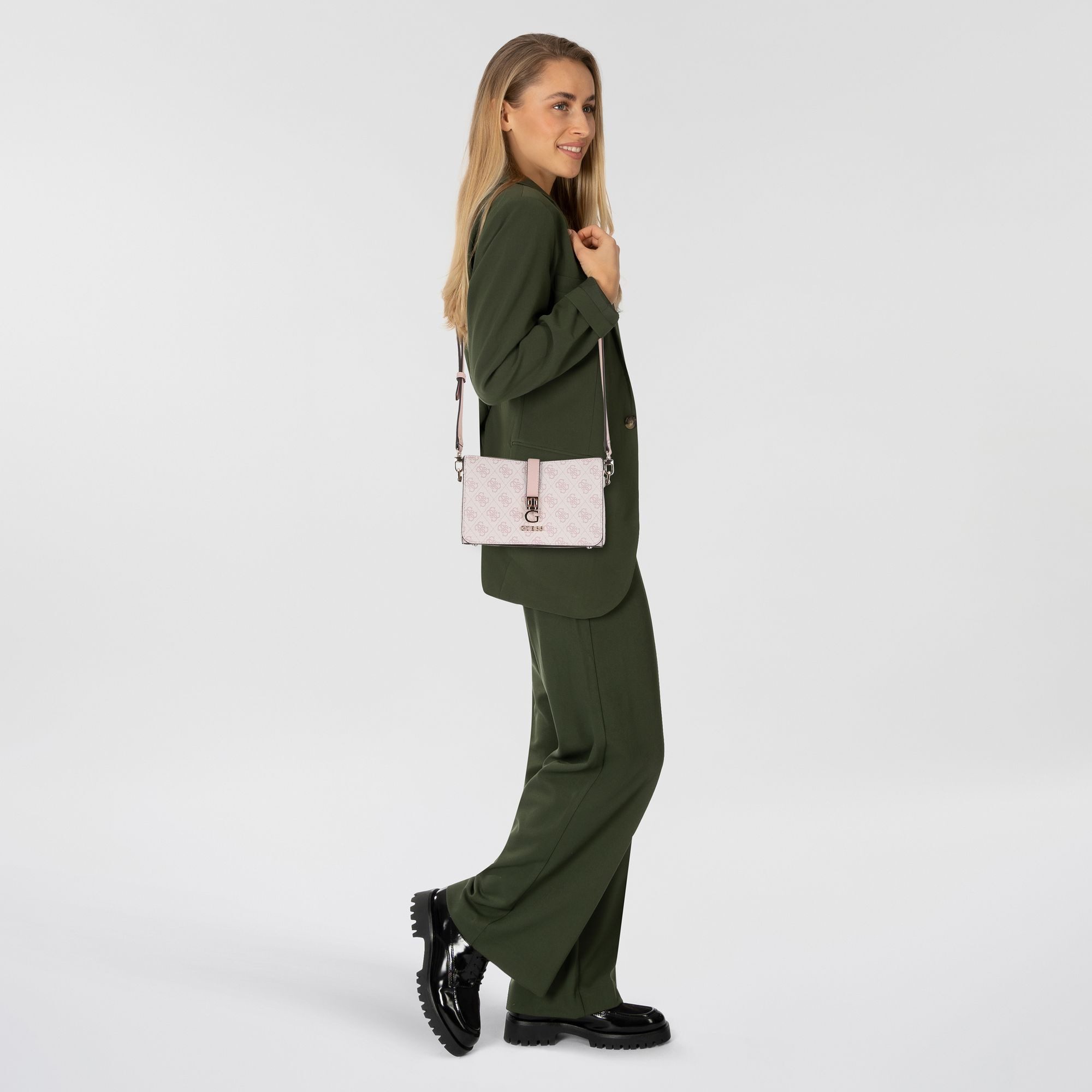 Guess Schultertasche Zamira, Polyurethan günstig online kaufen