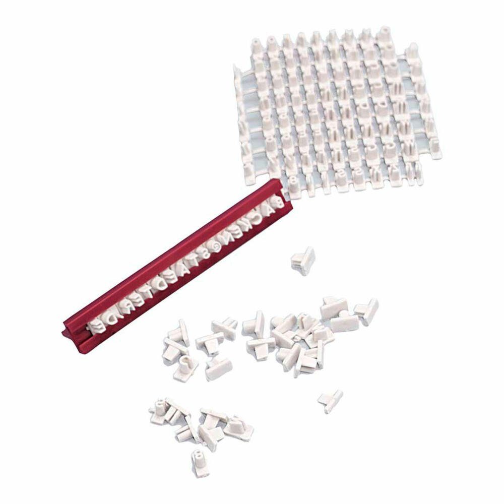 STÄDTER Gebäckstempel Text-Präger Set 86-tlg., Kunststoff