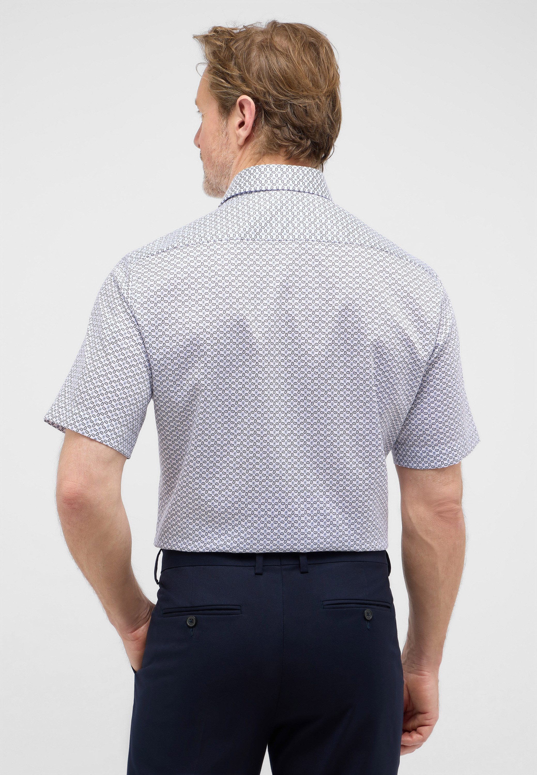 Eterna Kurzarmhemd MODERN FIT NON IRON (bügelfrei) günstig online kaufen