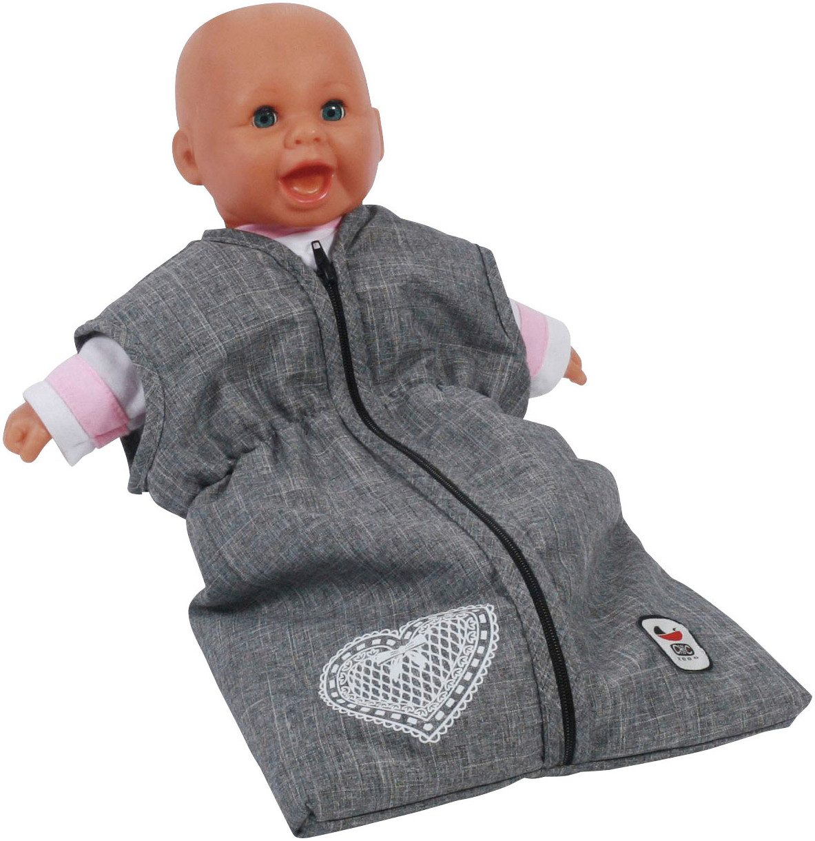 CHIC2000 Puppen Schlafsack Jeans Grey günstig online kaufen