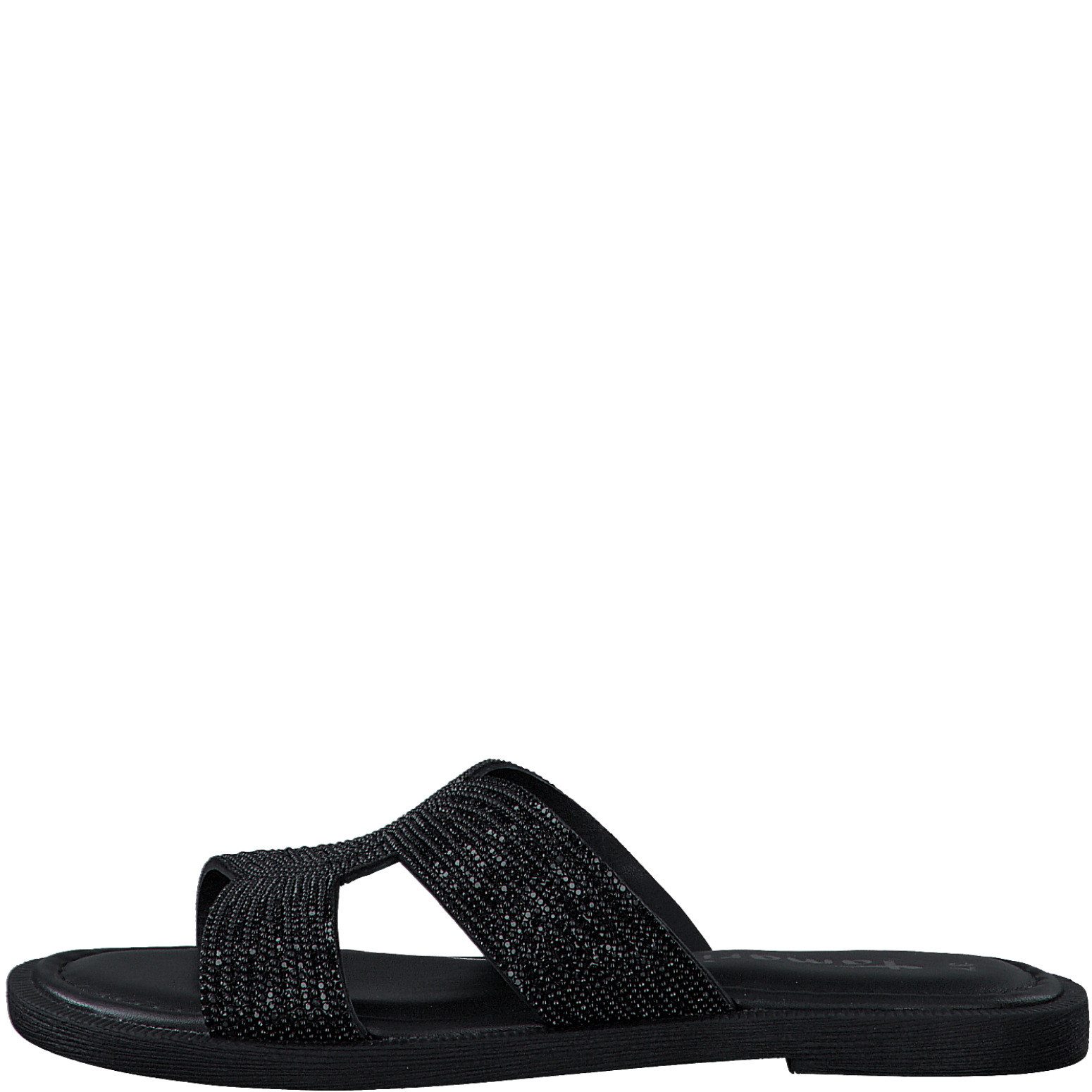 Tamaris Tamaris Damen Pantolette 1-27113-42-043 black/glam Pantolette günstig online kaufen