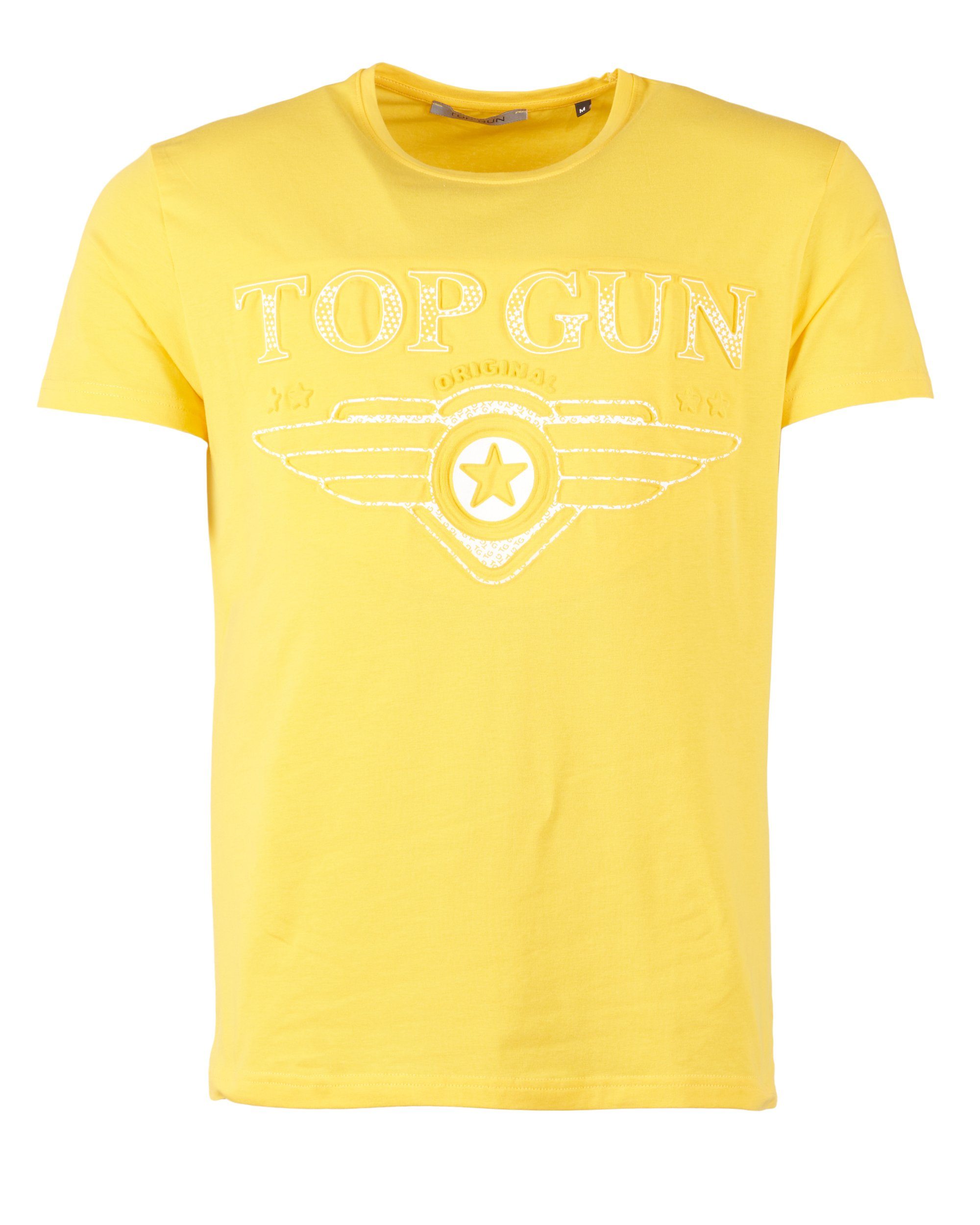 TOP GUN T-Shirt Bling TG20193018 yellow
