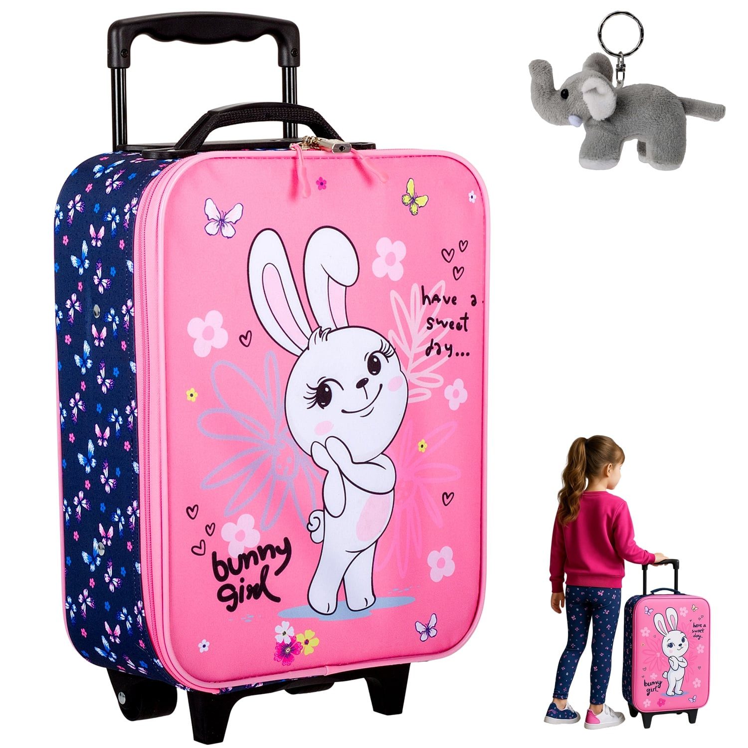 Kinderkoffer Kindertrolley Kinder Trolley Gepäck Koffer