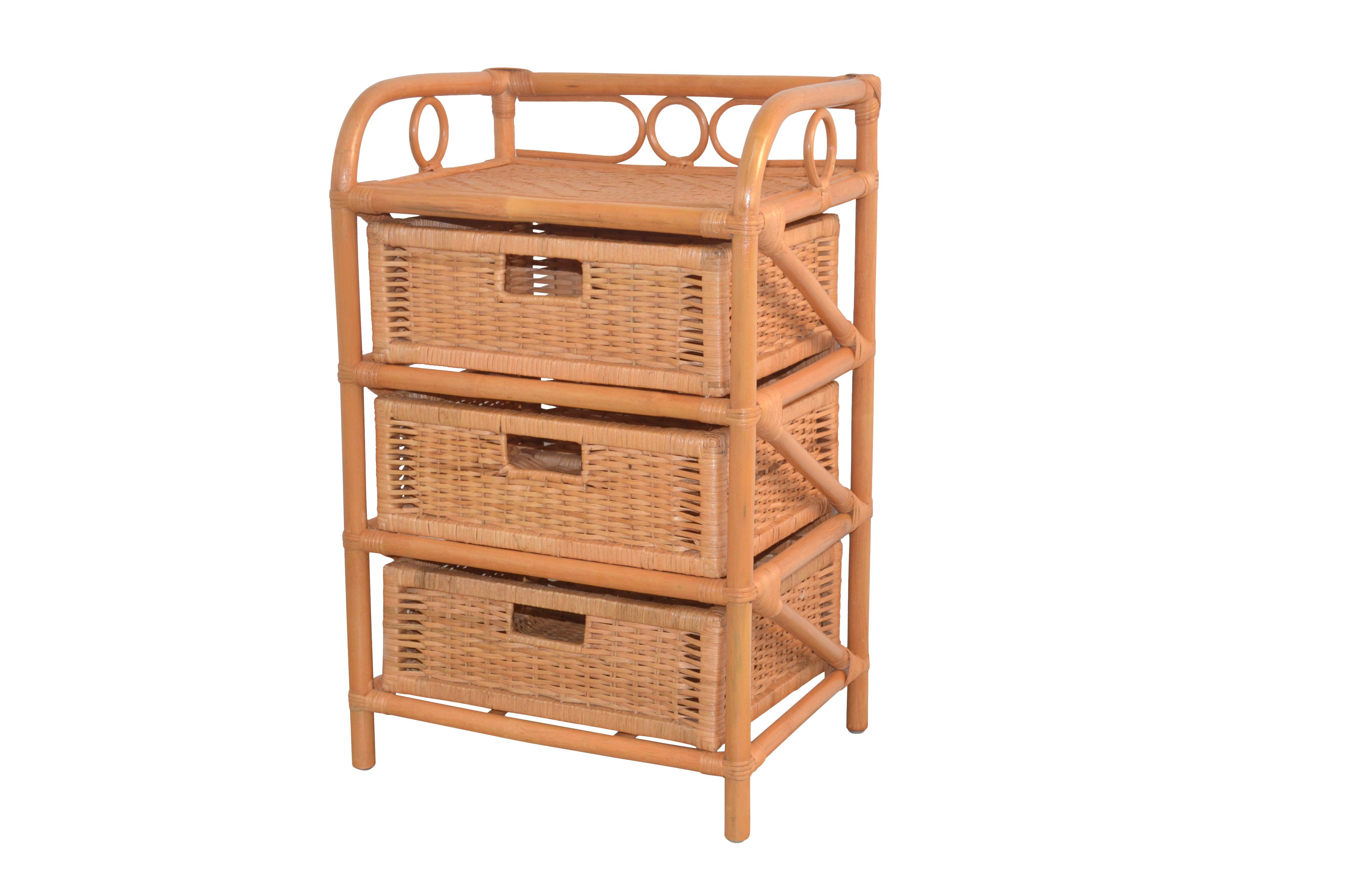 moebel-direkt-online Regal Rattanregal in drei Größen, handgeflochten, Hand günstig online kaufen