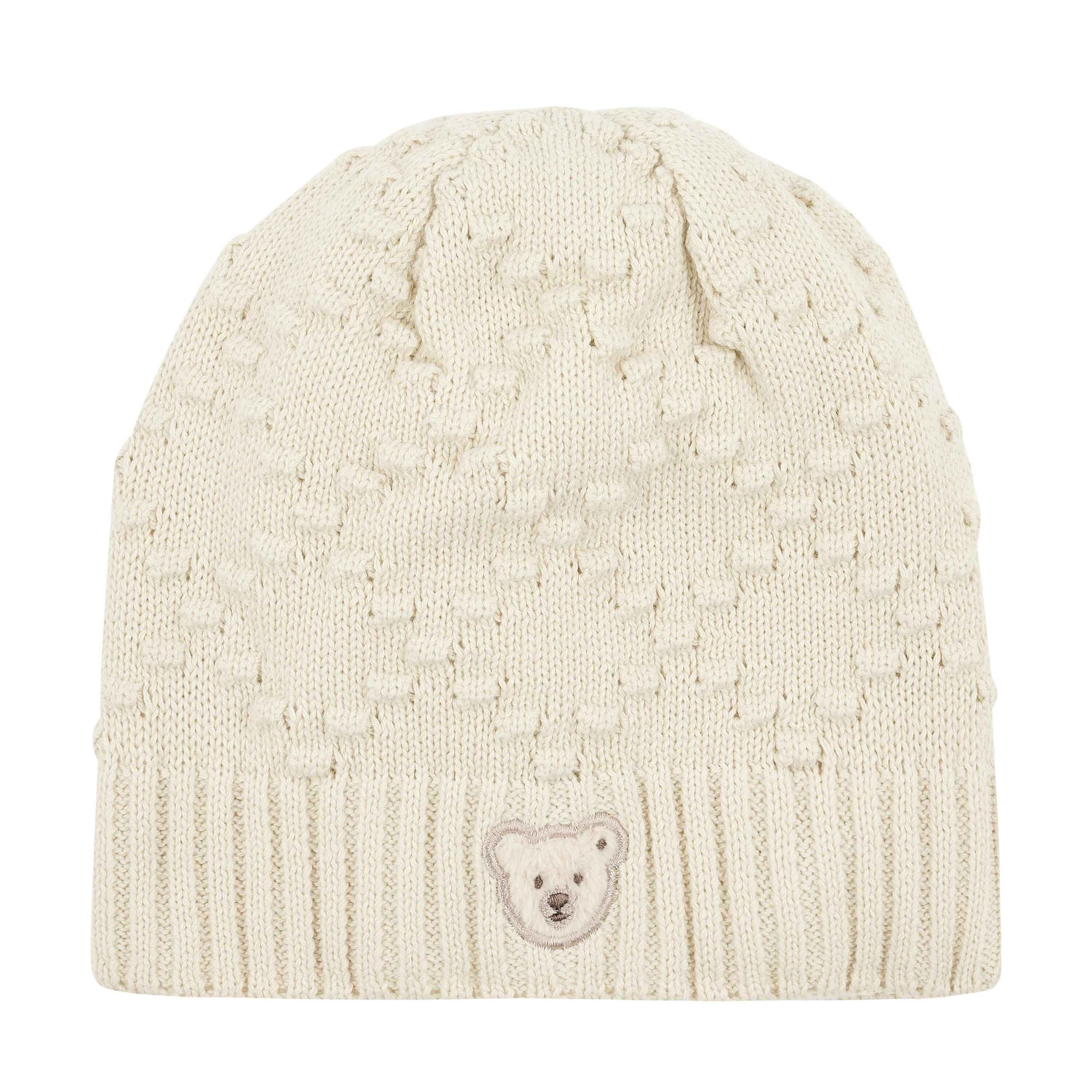 Steiff Strickmütze Beanie Festive Luxe, gefüttert