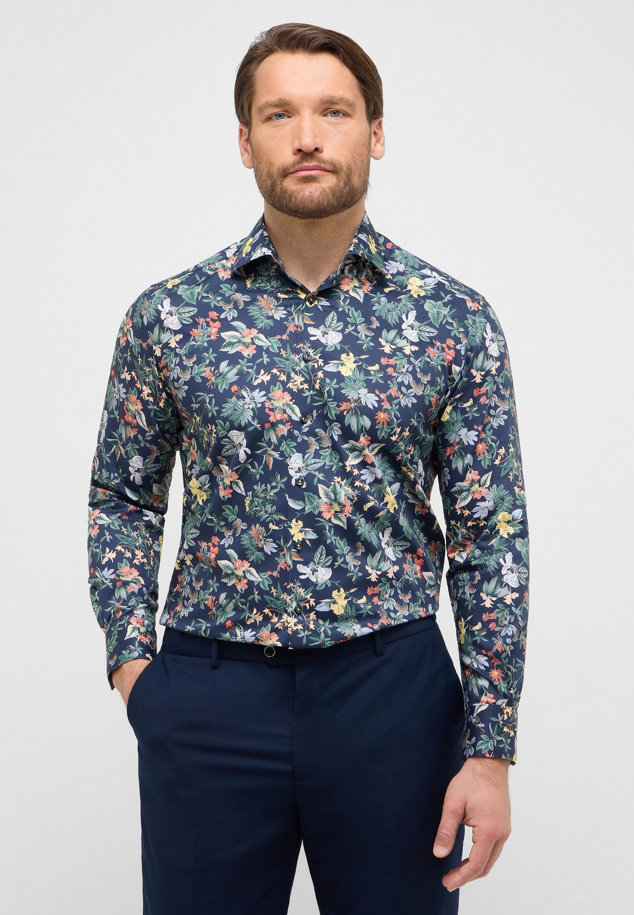 Eterna Langarmhemd COMFORT FIT NON IRON günstig online kaufen