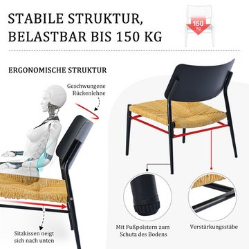 XDeer Balkonset Bistro-Set 3-teilig aluminium Balkonmöbel-Set, PE Rattan, Ladung 150 kg UV-Schutzmaterial Innenhöfe, Gärten und Balkone