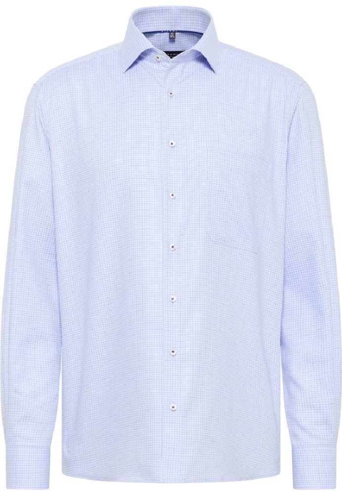 Eterna Karohemd 4804-X169, kariertes Langarmhemd mit Brusttasche, Modern Fit NON IRON