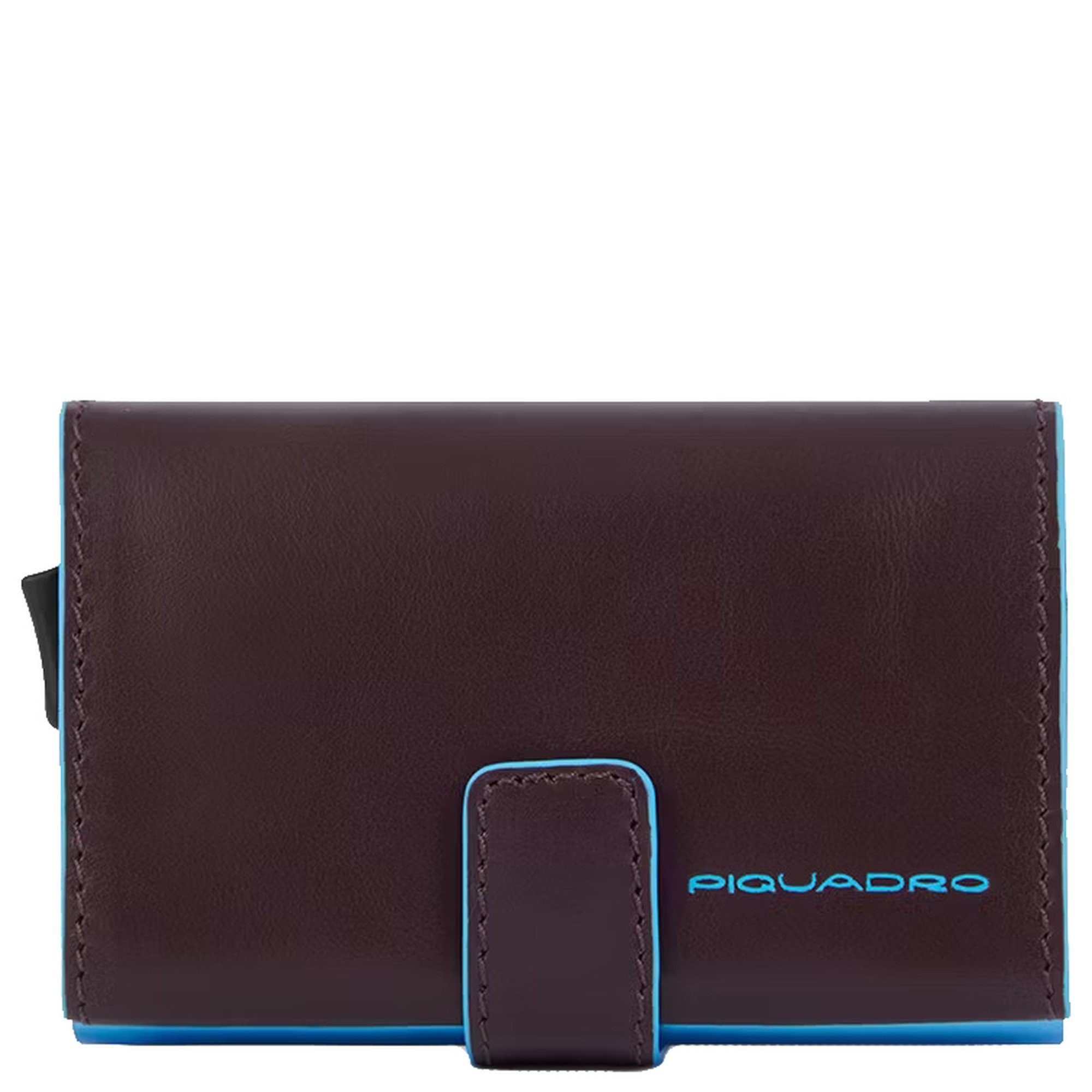 (1-tlg) Kreditkartenetui 10 - 11cc Piquadro vibl Blue Geldbörse cm Square RFID