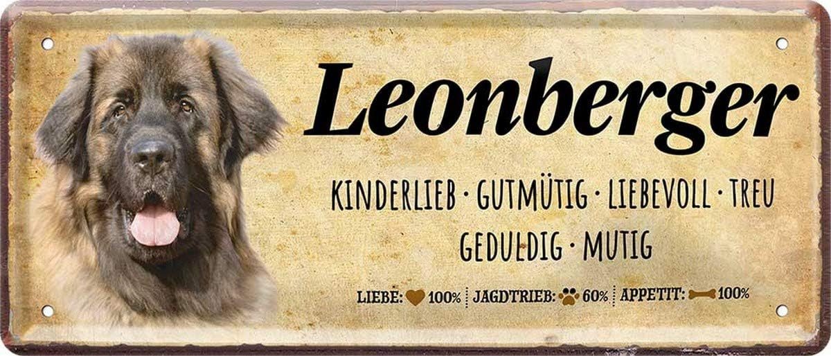 WOGEKA ART Metallbild Hunde-Rassen Steckbrief Blechschild günstig online kaufen