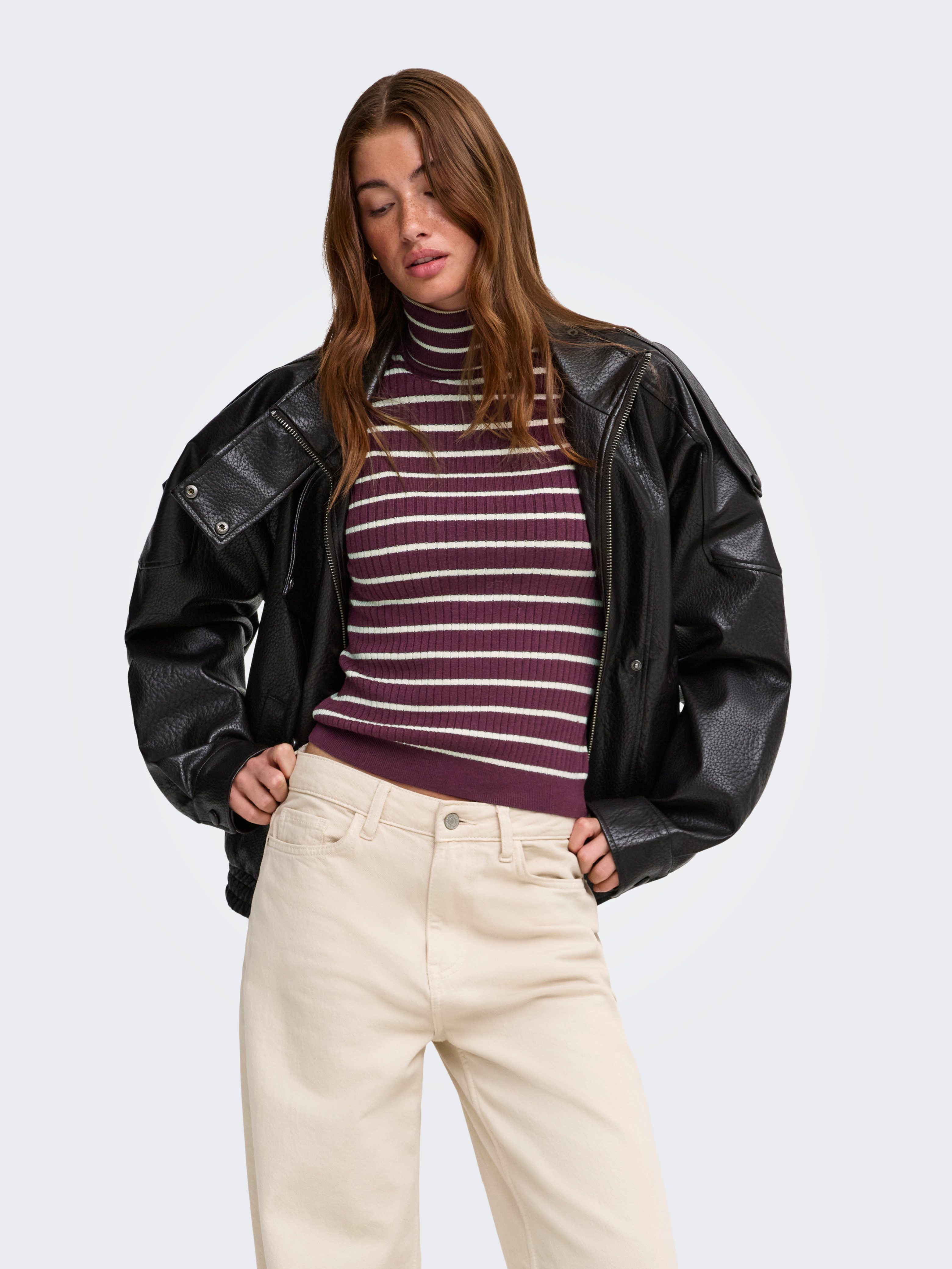 ONLY Rollkragenpullover ONLKAROL L/S ROLLNECK PULLOVER KNT NOOS Viskosemischung