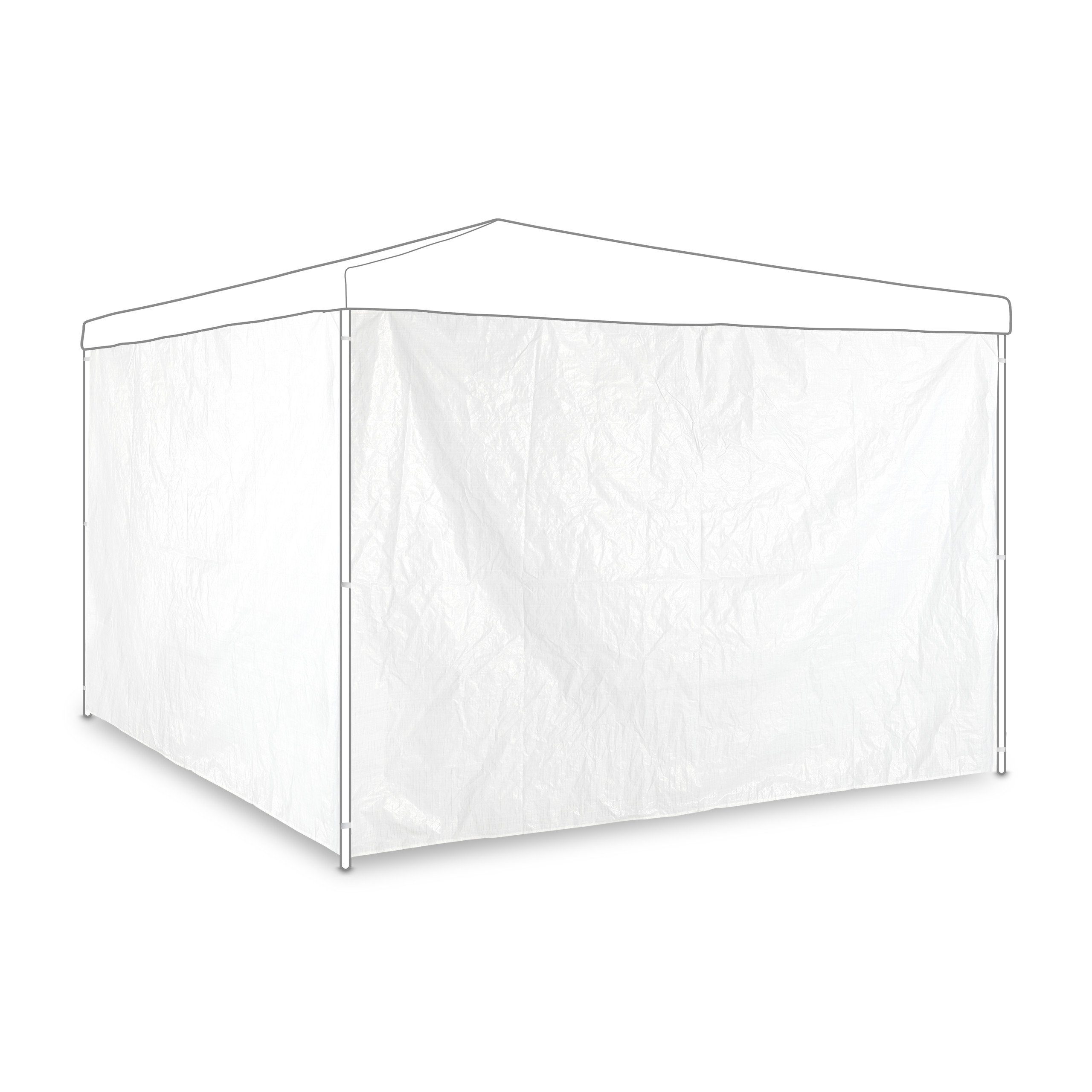 relaxdays Pavillon Seitenteile 2er Set weiß günstig online kaufen