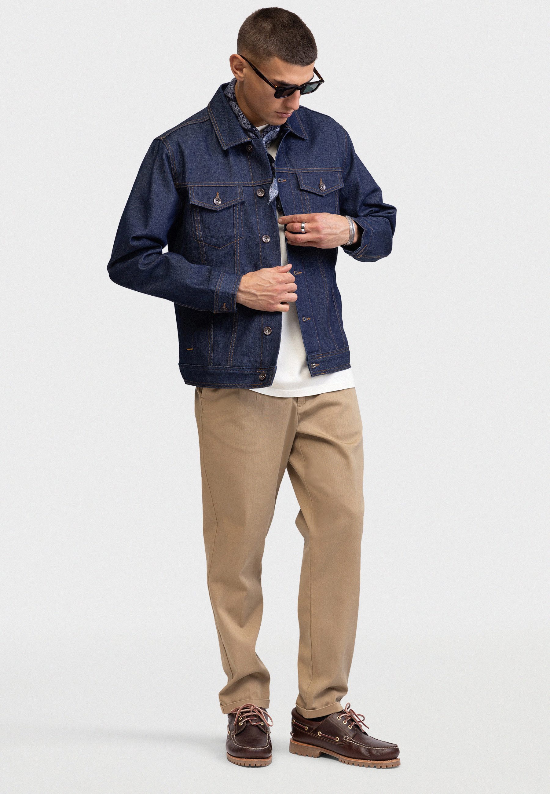 REDEFINED REBEL Funktionsjacke Redefined Rebel Jacket RRAiden Jacket Denim REGULAR FIT