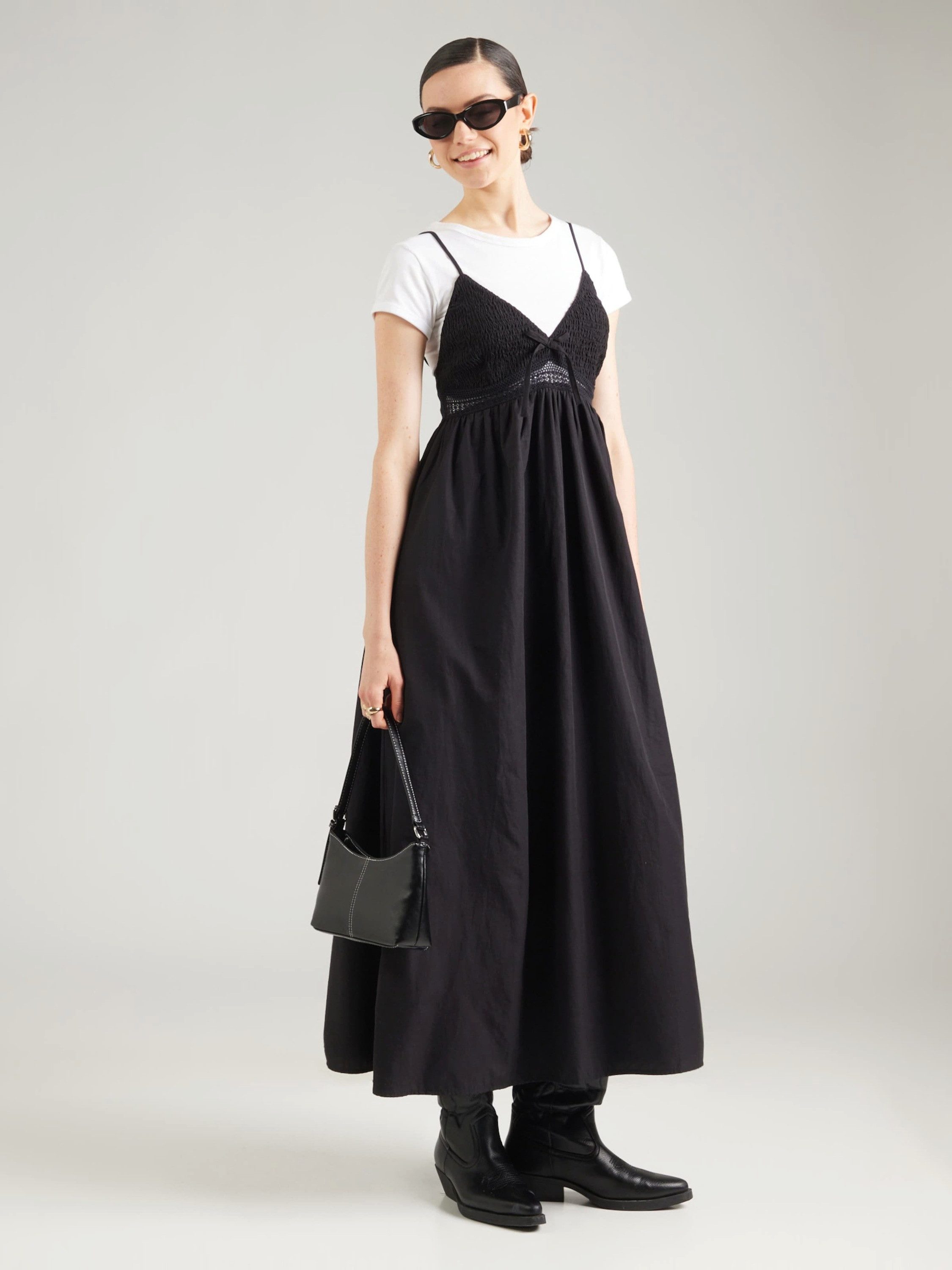 ONLY Maxikleid ONLBriar (1-tlg) Drapiert/gerafft