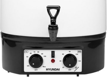 Hyundai Einkochautomat PC200, 1800 W, 27 l, für 14 Gläser, Timer bis 120 Min., Thermostat, akustischer Alarm