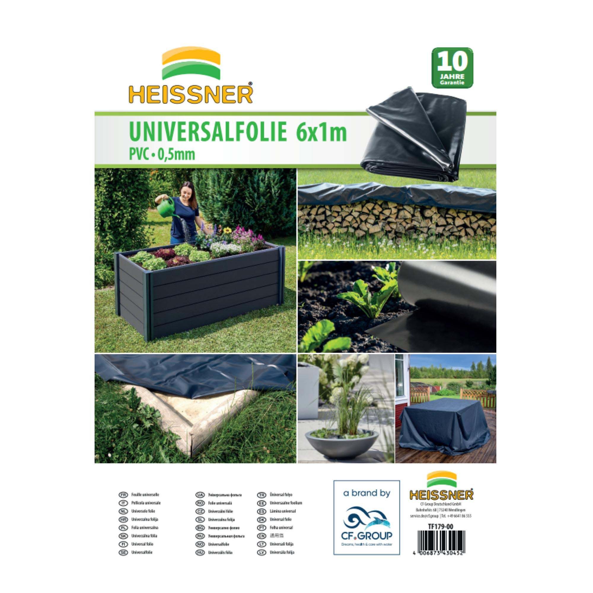 Heissner Teichfolie PVC Universalfolie 6 x günstig online kaufen