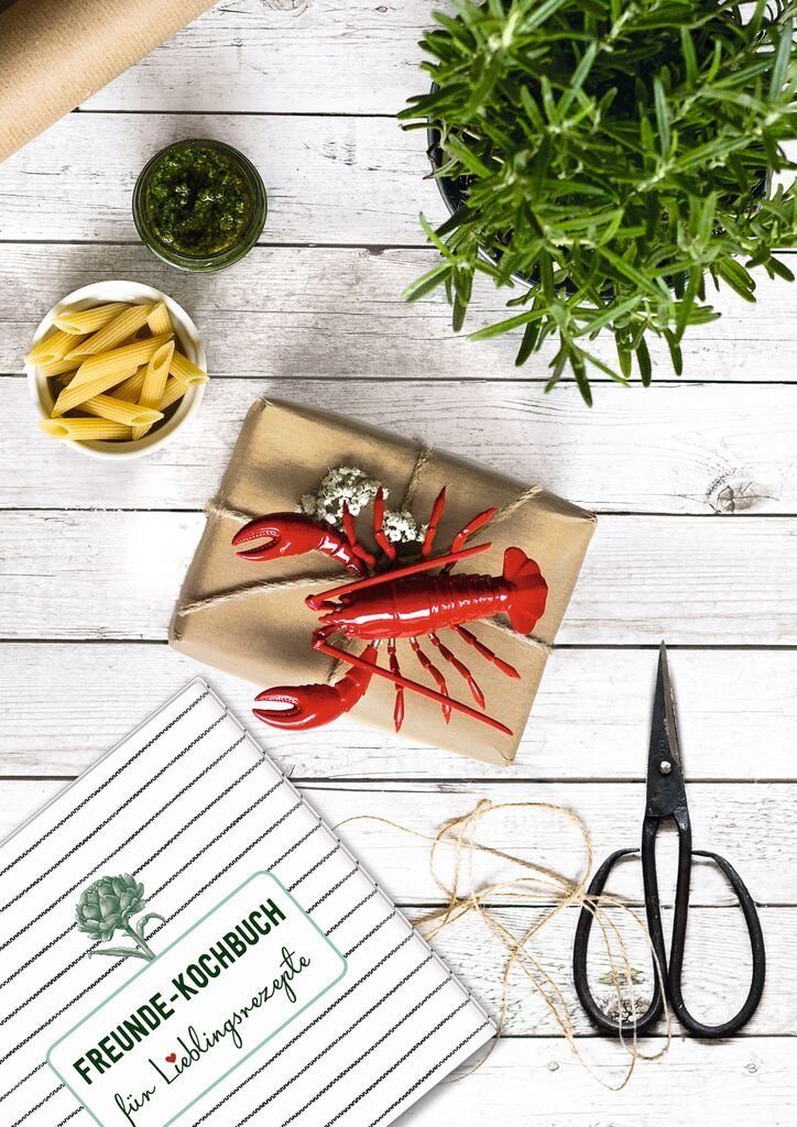 moses Dekomagnet Küchenwunder Wackelmagnet Hummer rot