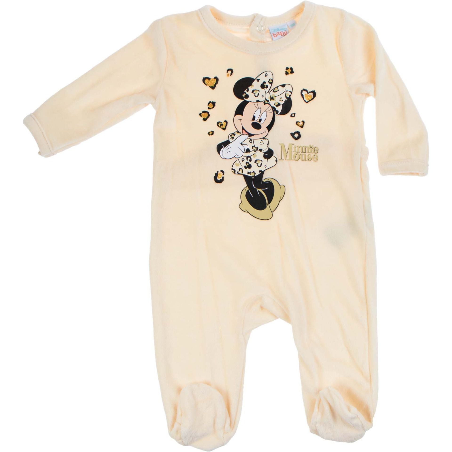 Disney Minnie Mouse Ползунки Baby-Strampler Baby-Outfit kuscheliger Einteiler für Babys