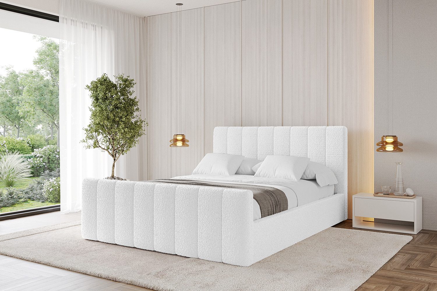 ALTDECOR Polsterbett STERA-Z (Polsterbett mit Bettkasten günstig online kaufen