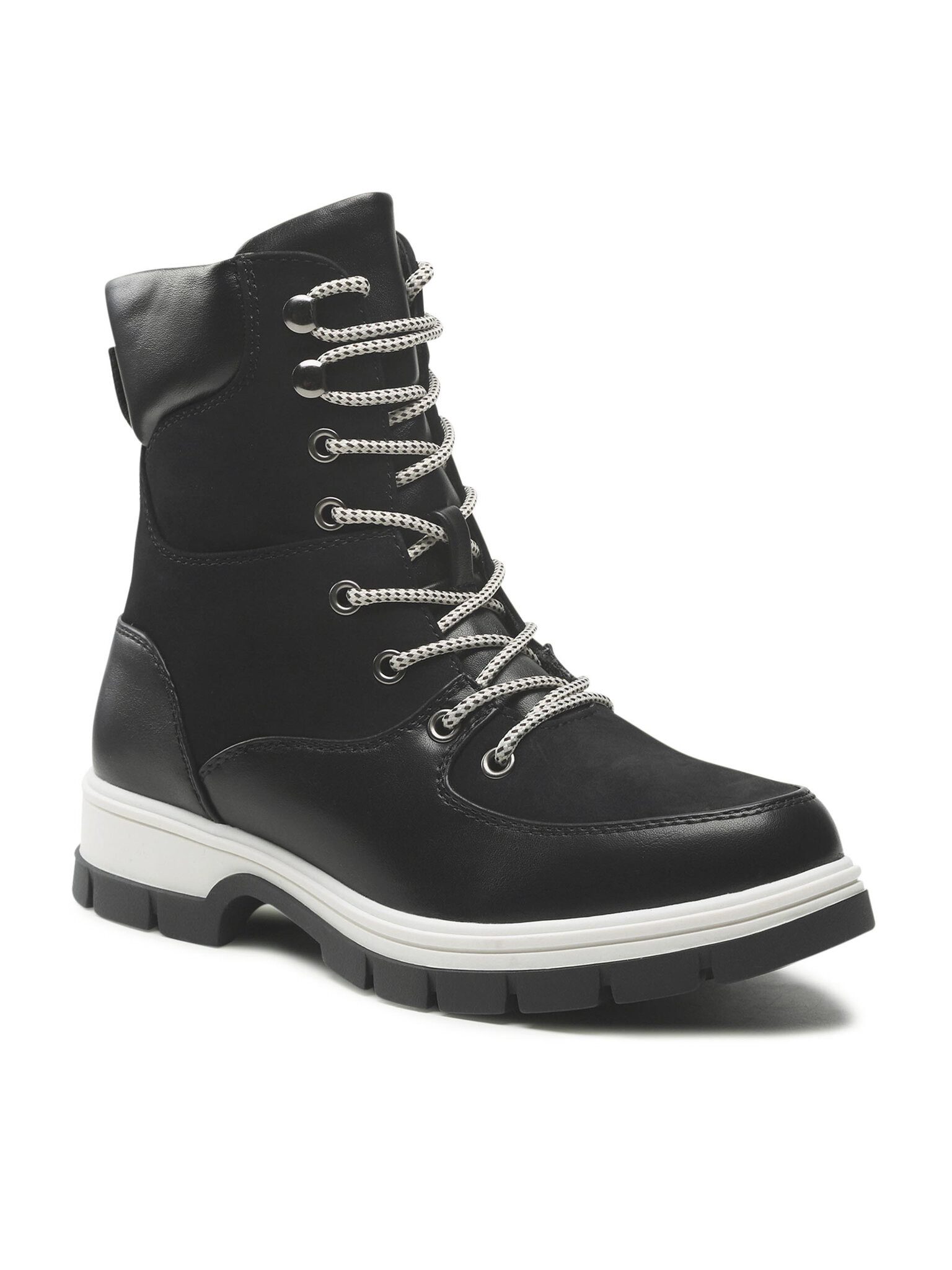 Schnürstiefeletten WS5671-01 Black Schnürstiefel