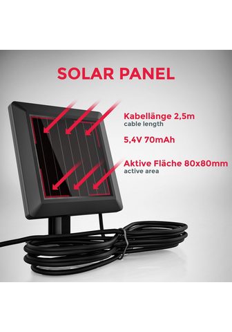 B.K.Licht Sieninis šviestuvas BK_AS1213 LED Solar-Außenleuchte su judesio jutiklis šviesos jutiklis LED fest integriert Kaltweiß 6.500K Kaltweißes lemputė IP44-Spritzwasserschutz saulės lempa