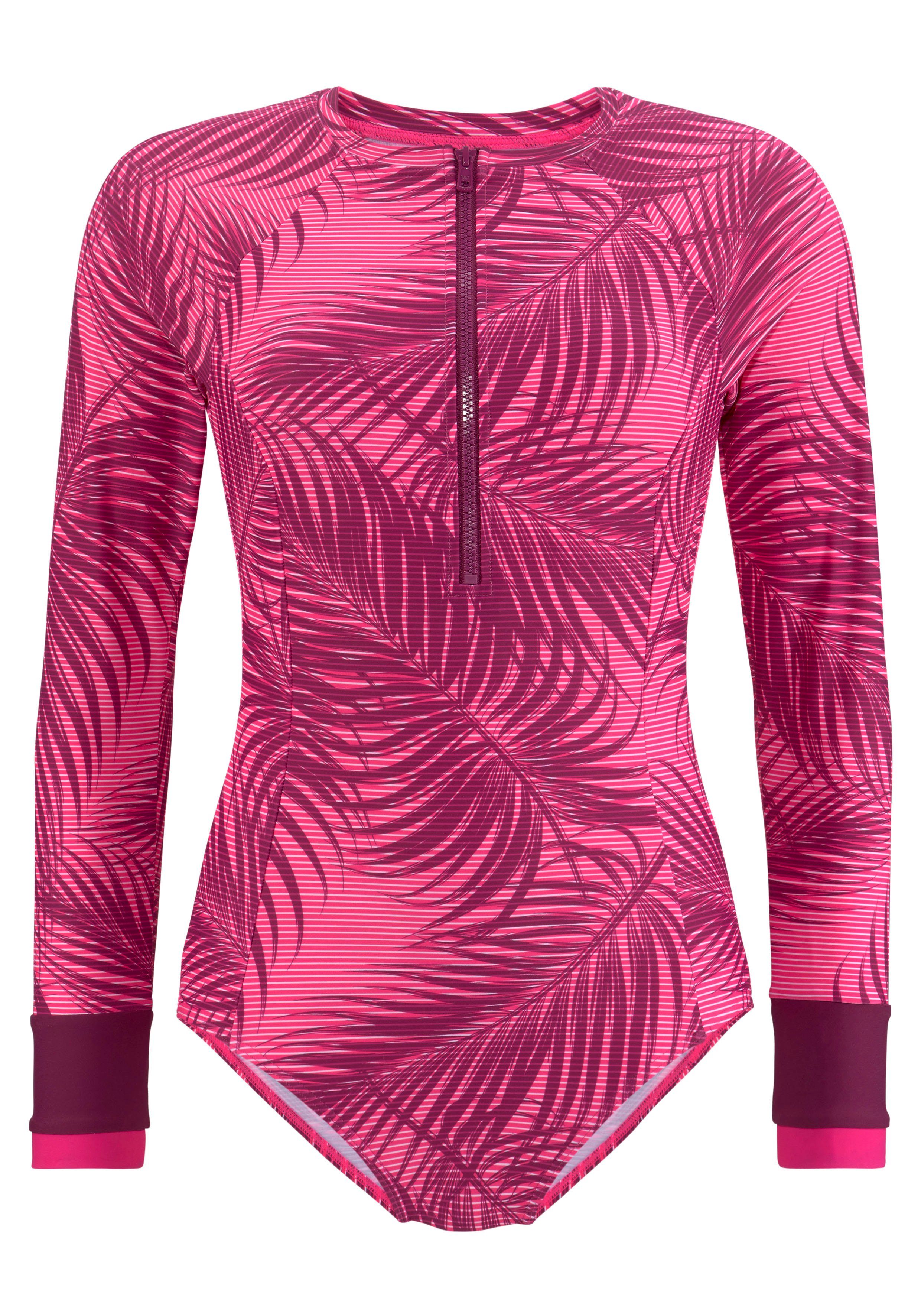 LASCANA ACTIVE Badeanzug Coal mit langen Ärmeln ideal geeignet für SUP günstig online kaufen