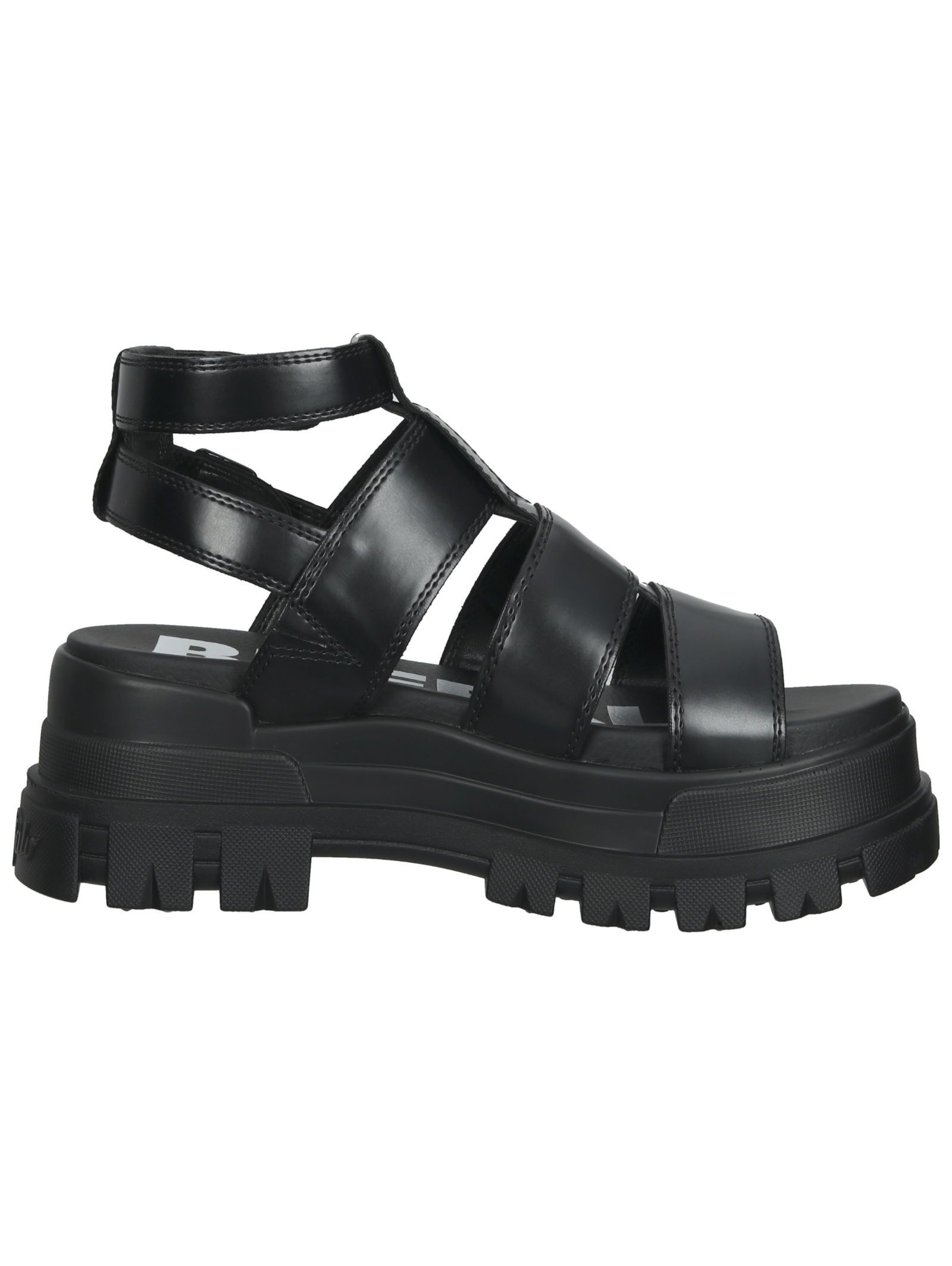 Buffalo Buffalo Sandalen Lederimitat Plateausandaletten