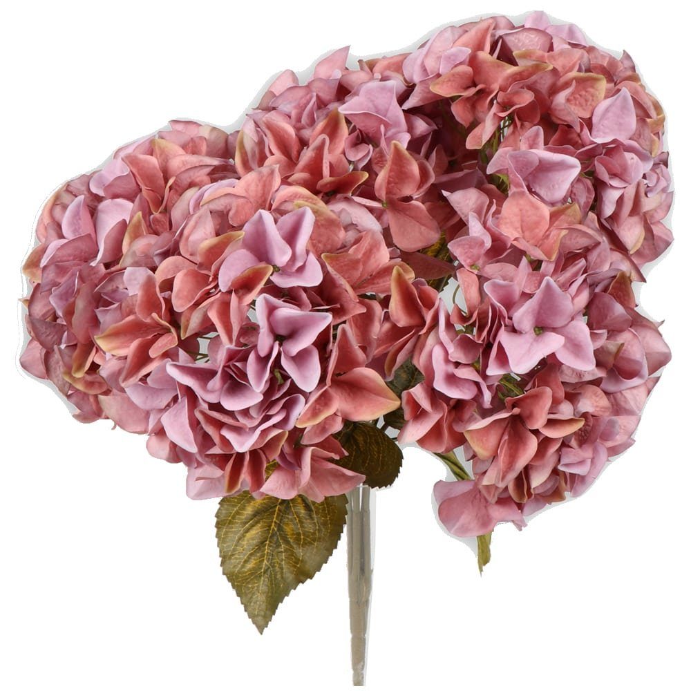 Kunstblume Hortensien Blüten Kunstblumen 1 Bund günstig online kaufen