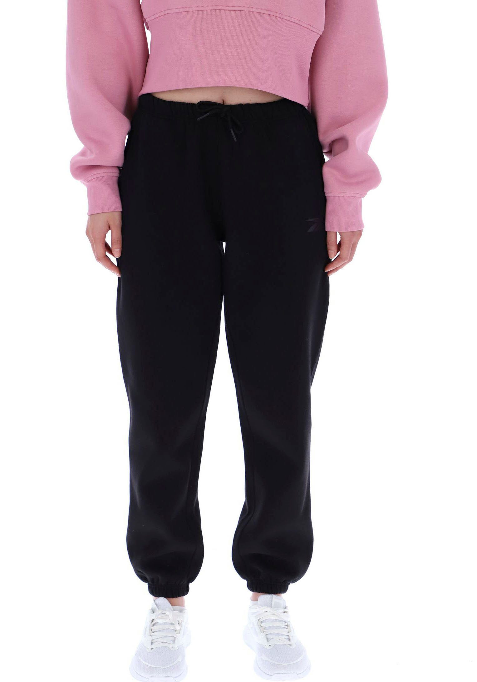 Reebok Jogginghose AMANDA ELASTICATED JOGGER sportlicher Stil, für Freizeit und Sport, bequeme Passform