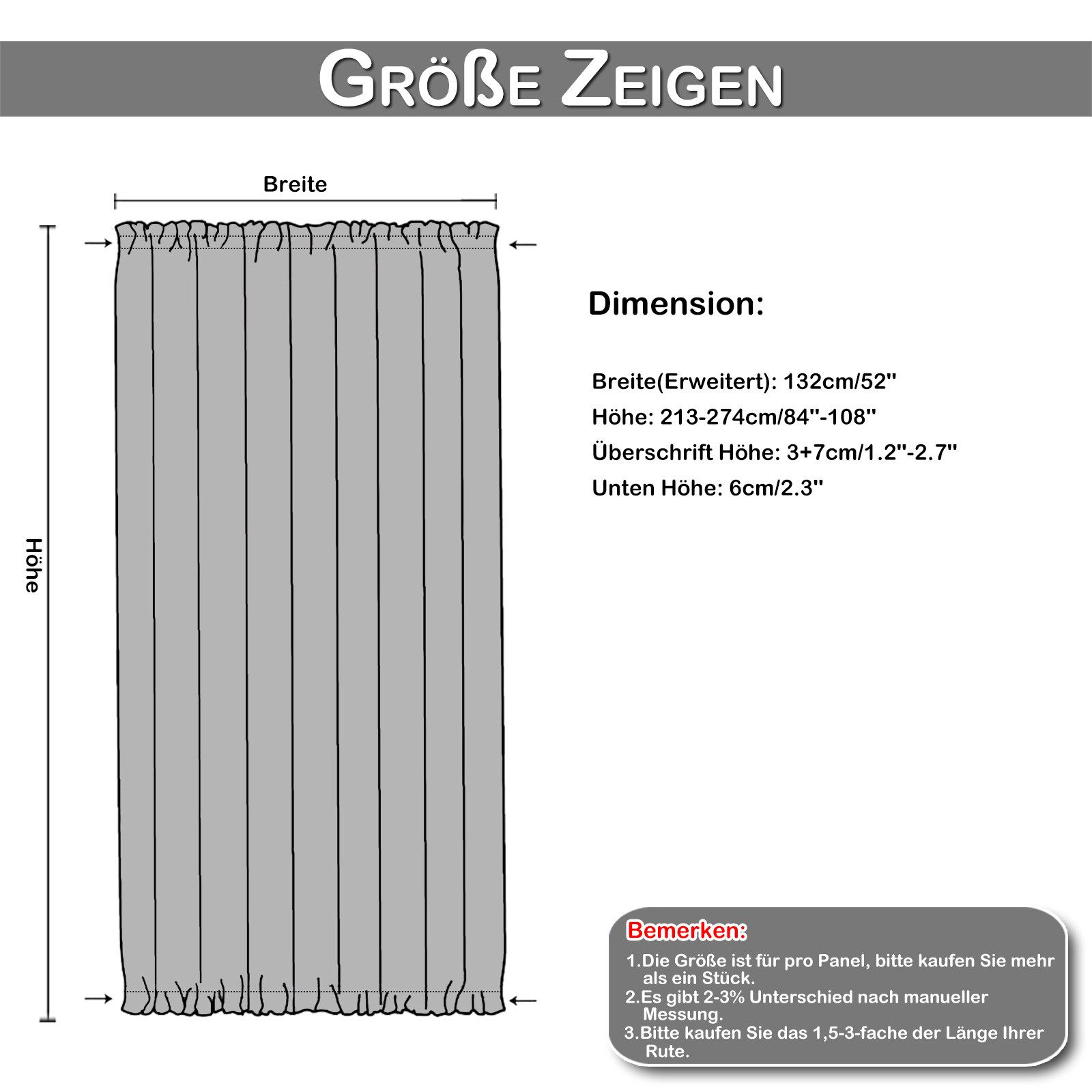 Jibenhome Gardine Voile Gardinen,Terrassenvorhang,Transparente Vorhang, (2 günstig online kaufen