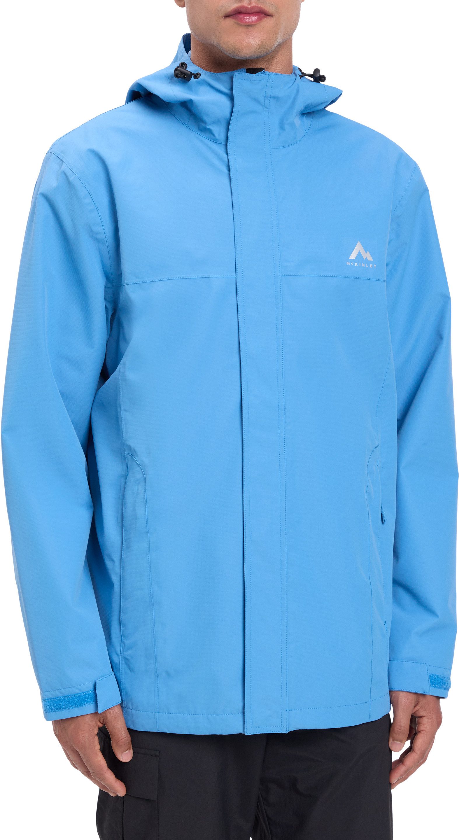 McKINLEY Regenjacke HE.-REGENJACKE CARLIDE II M mit AQUAMAX Technologie, atmungsaktiv, länger geschnitten im Rücken