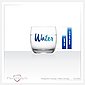 PLATINUX Glas »Trinkgläser«, Glas, mit Water-Print 260ml (max.310ml) Set 6-Teilig Wassergläser Saftgläser Getränkeglas, Bild 3