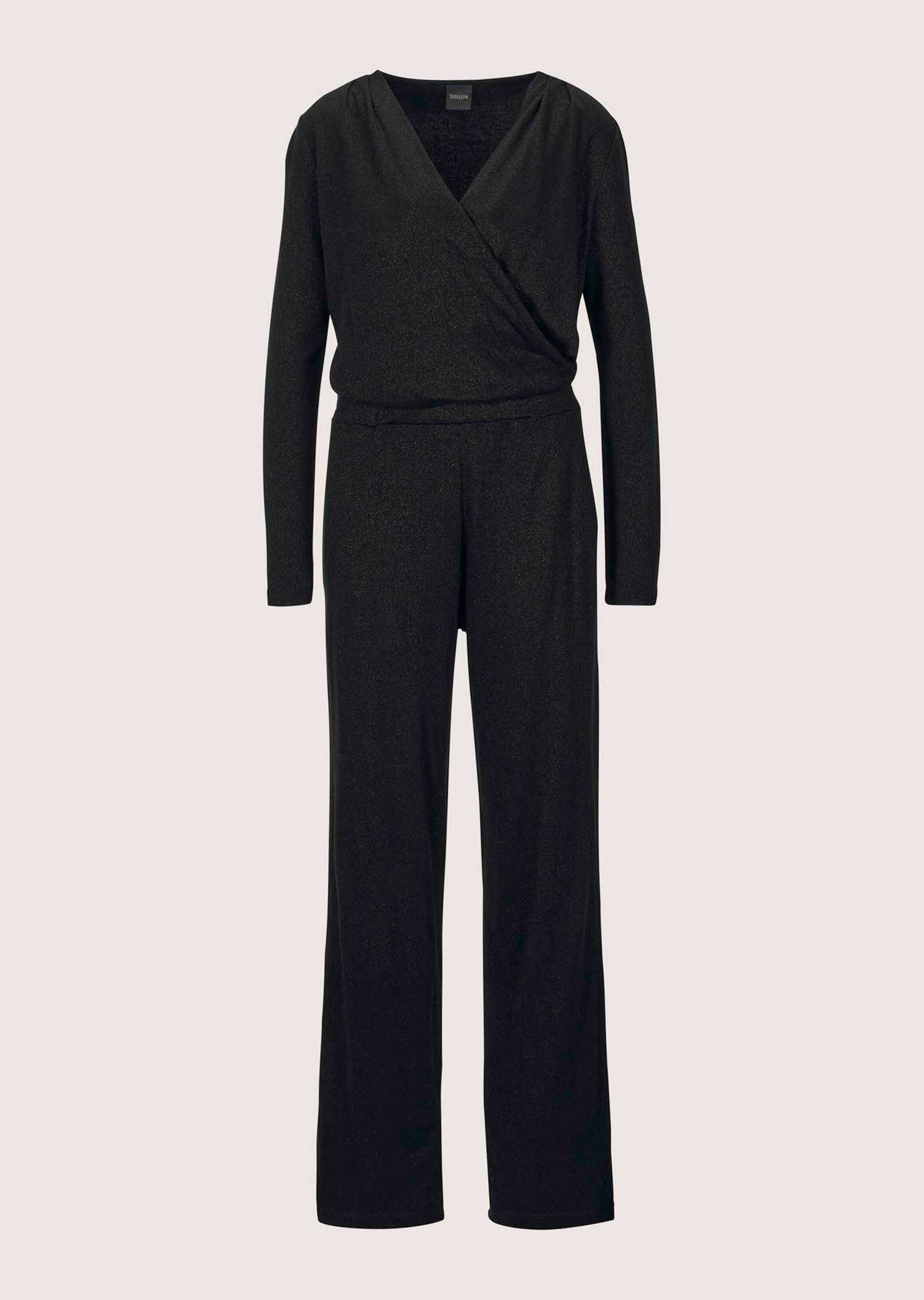 MADELEINE Jumpsuit Eleganter Damen-Jumpsuit mit Schimmer Wickel-Optik mit e günstig online kaufen