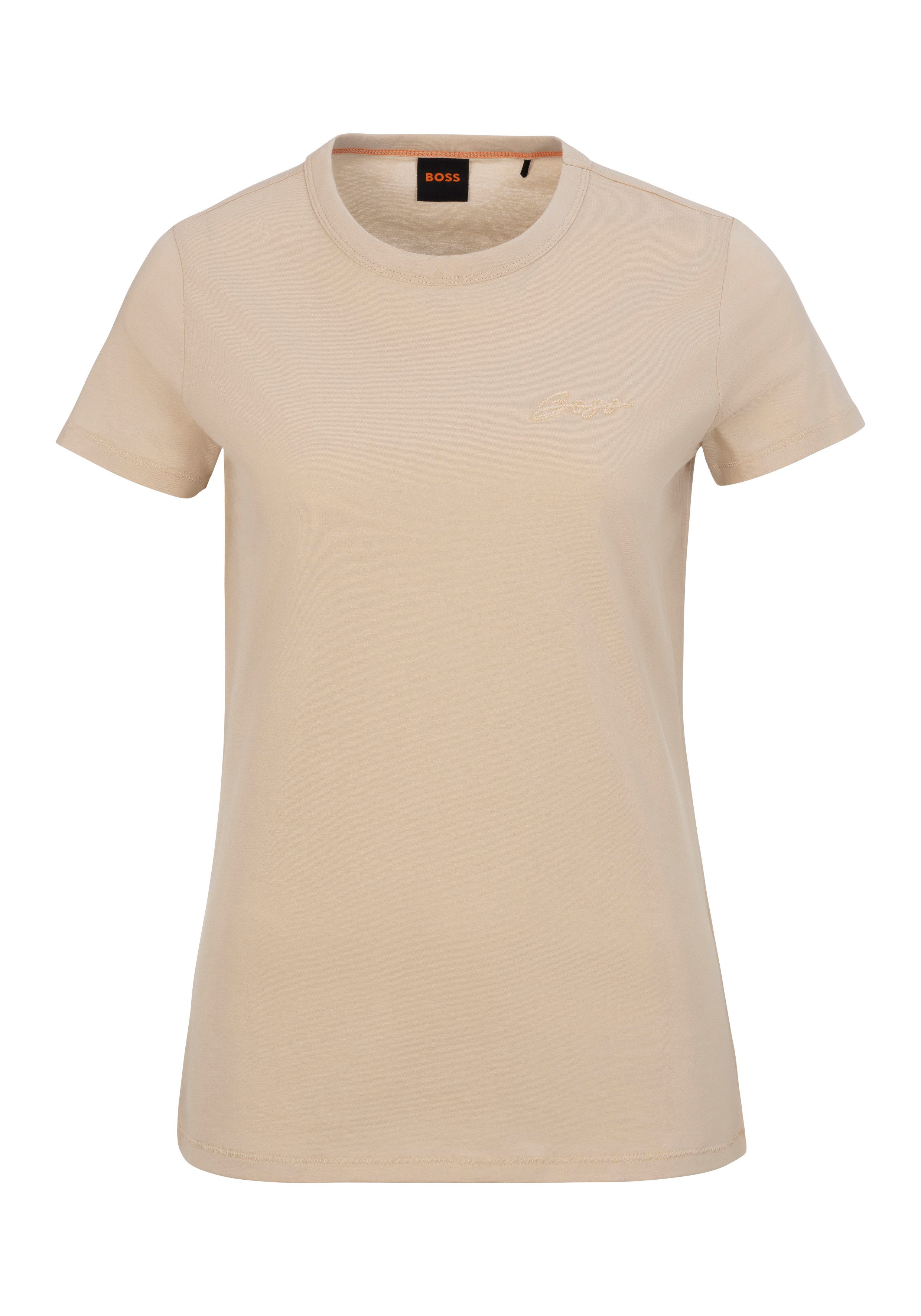 BOSS ORANGE T-Shirt Elogo0 Premium Damenmode günstig online kaufen