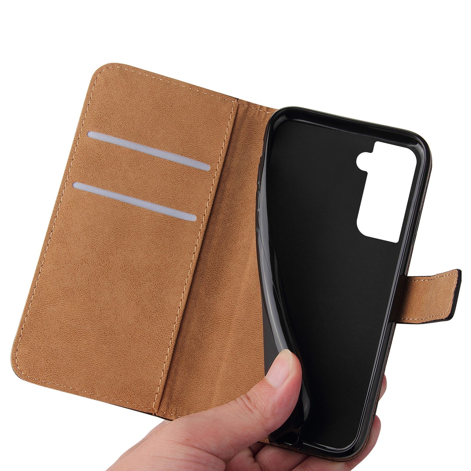 Tec-Expert Handyhülle Klapp Hülle für Samsung Galaxy S22 6.1 Zoll, 6.1, Flip Case für Samsung Galaxy S22