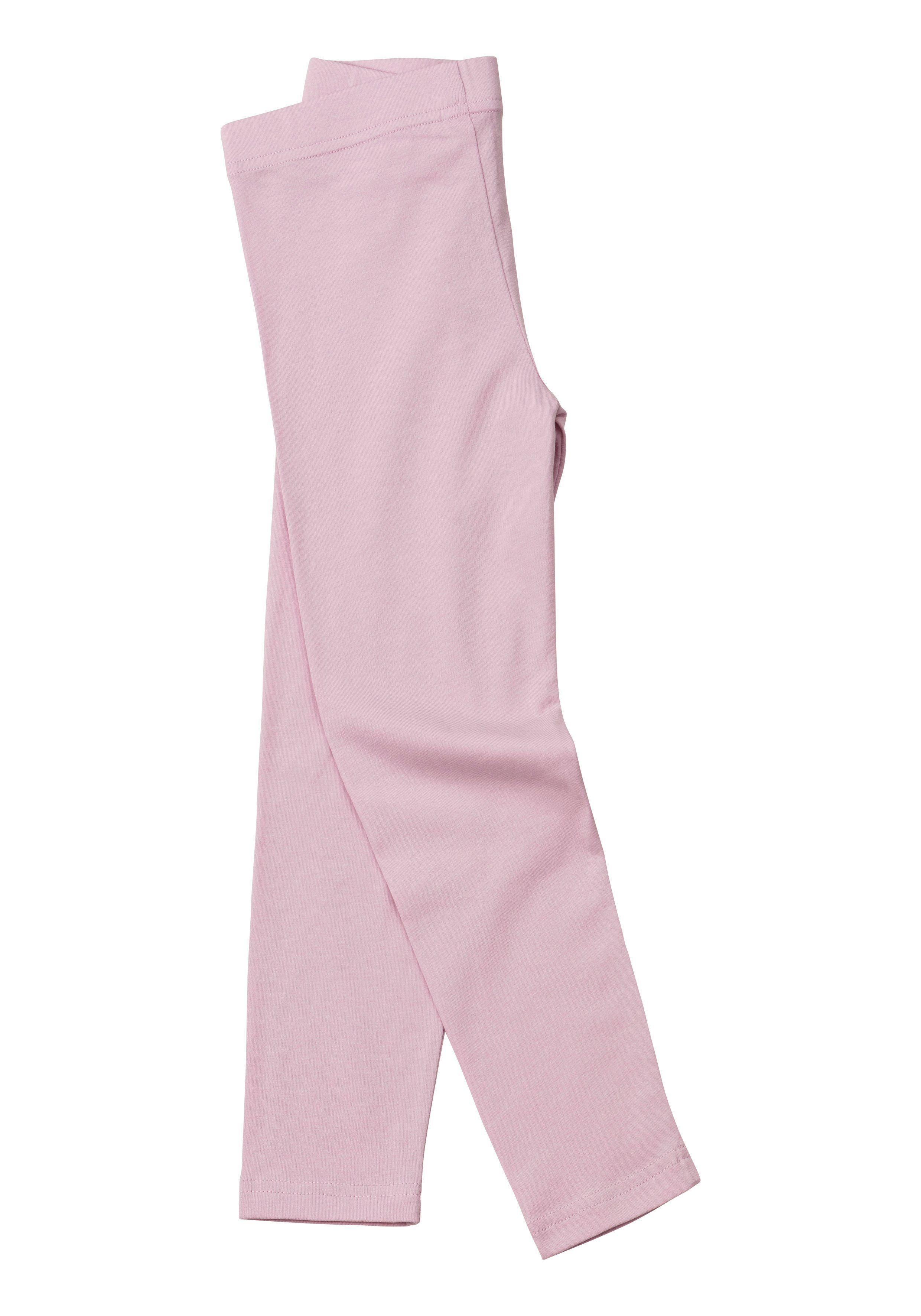 H.I.S Leggings (Packung, 2-tlg) rosa, Doppelpack pflaume im Basic