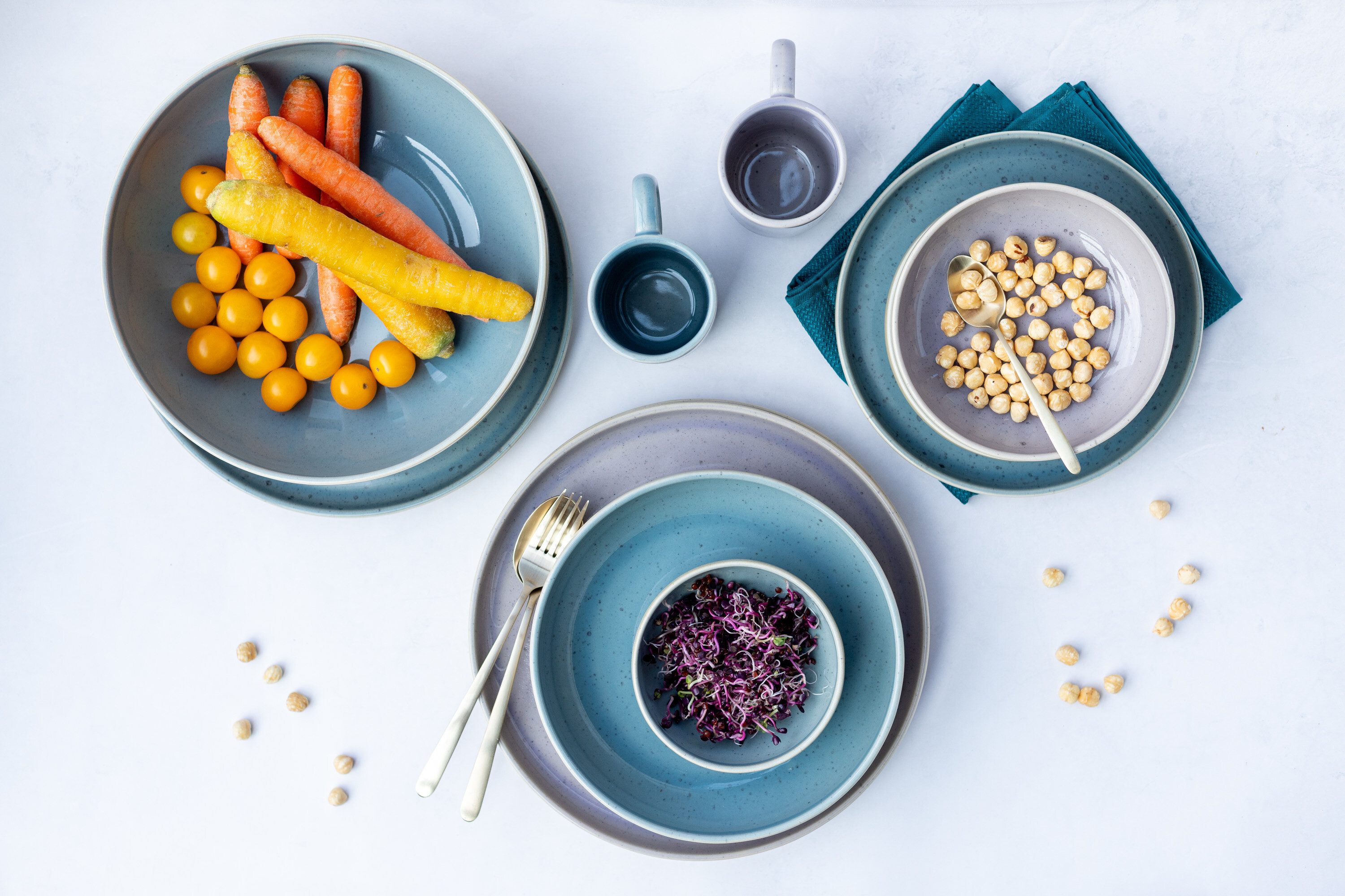 MÄSER Tafelservice Candy (8-tlg), 4 Personen, Steinzeug