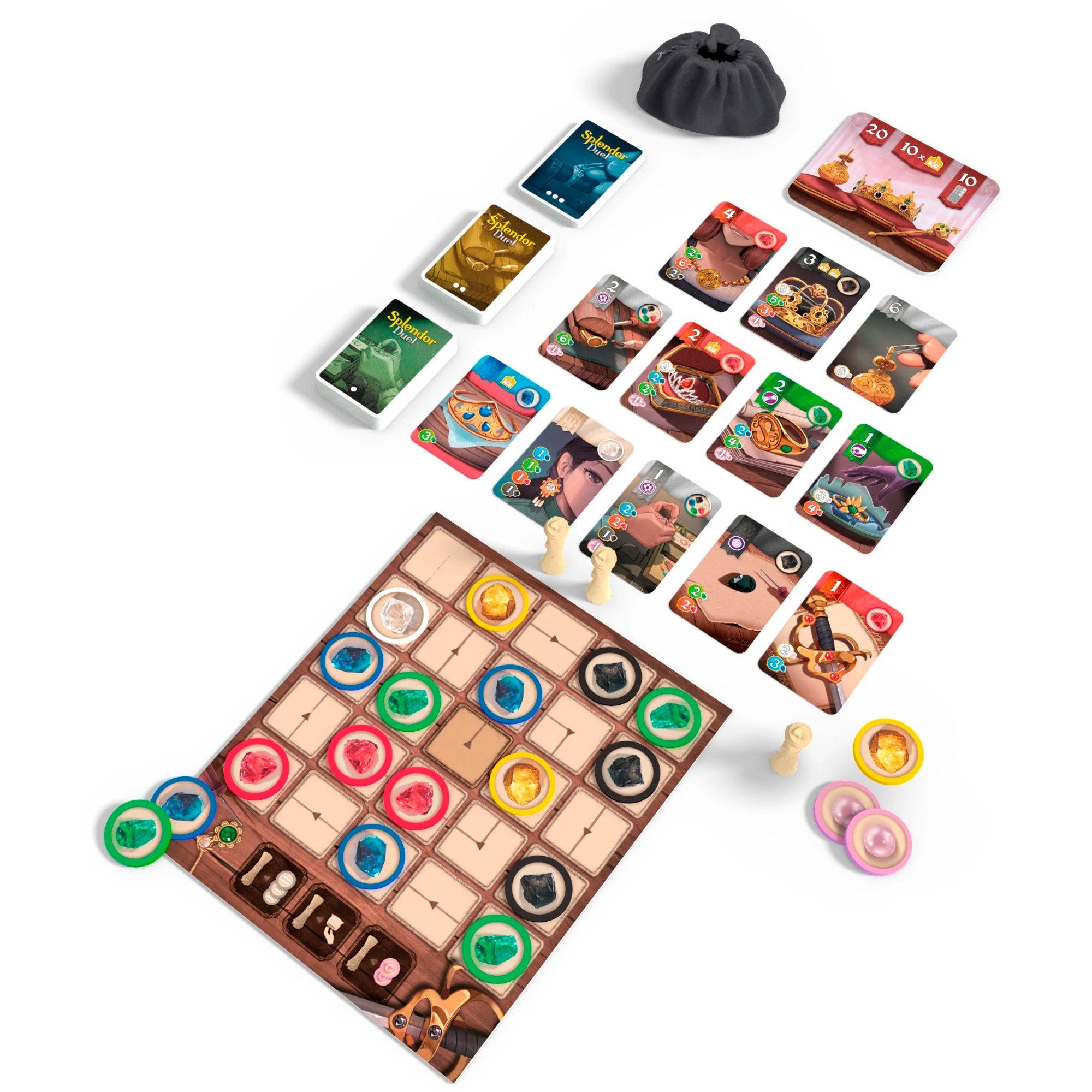 Asmodee Spiel Asmodee Splendor Duel, Brettspiel
