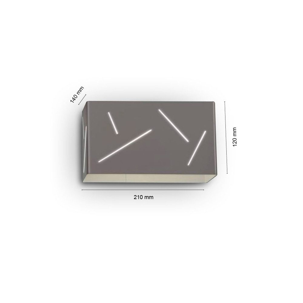 famlights Wandleuchte famlights, Wandleuchte Lynn aus Metall G9 max.20W